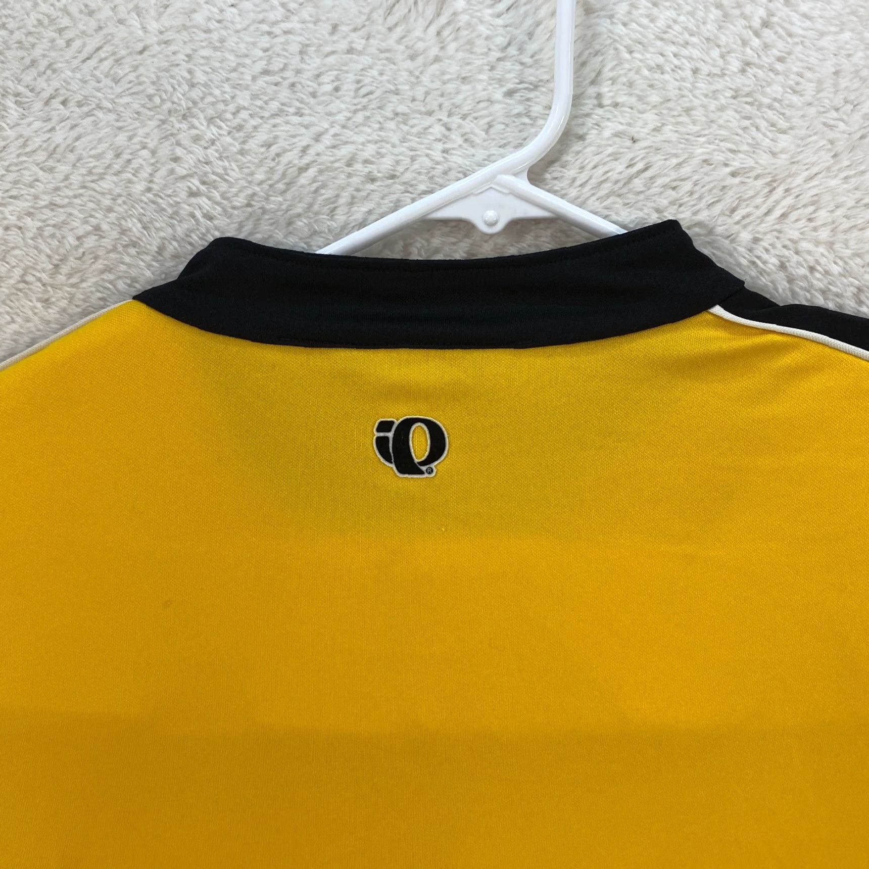 PEARL iZUMi Pearl Izumi Men Shirt XL Cycling Bicycle Jersey Yellow Black Long Sleeve 3/4 Zip Size US XL / EU 56 / 4 - 4 Thumbnail