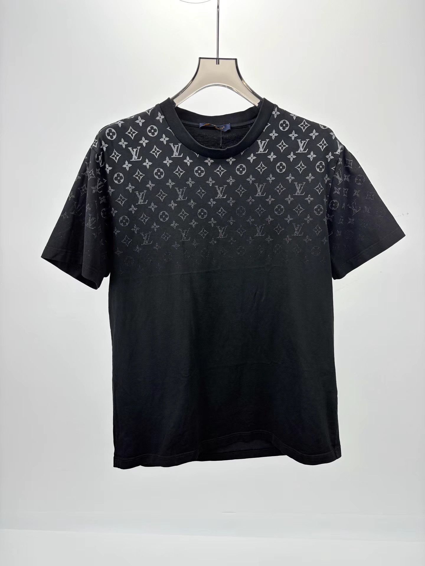 Louis Vuitton Black Short Sleeve Patterned T-Shirt Size US XL / EU 56 / 4 - 1 Thumbnail