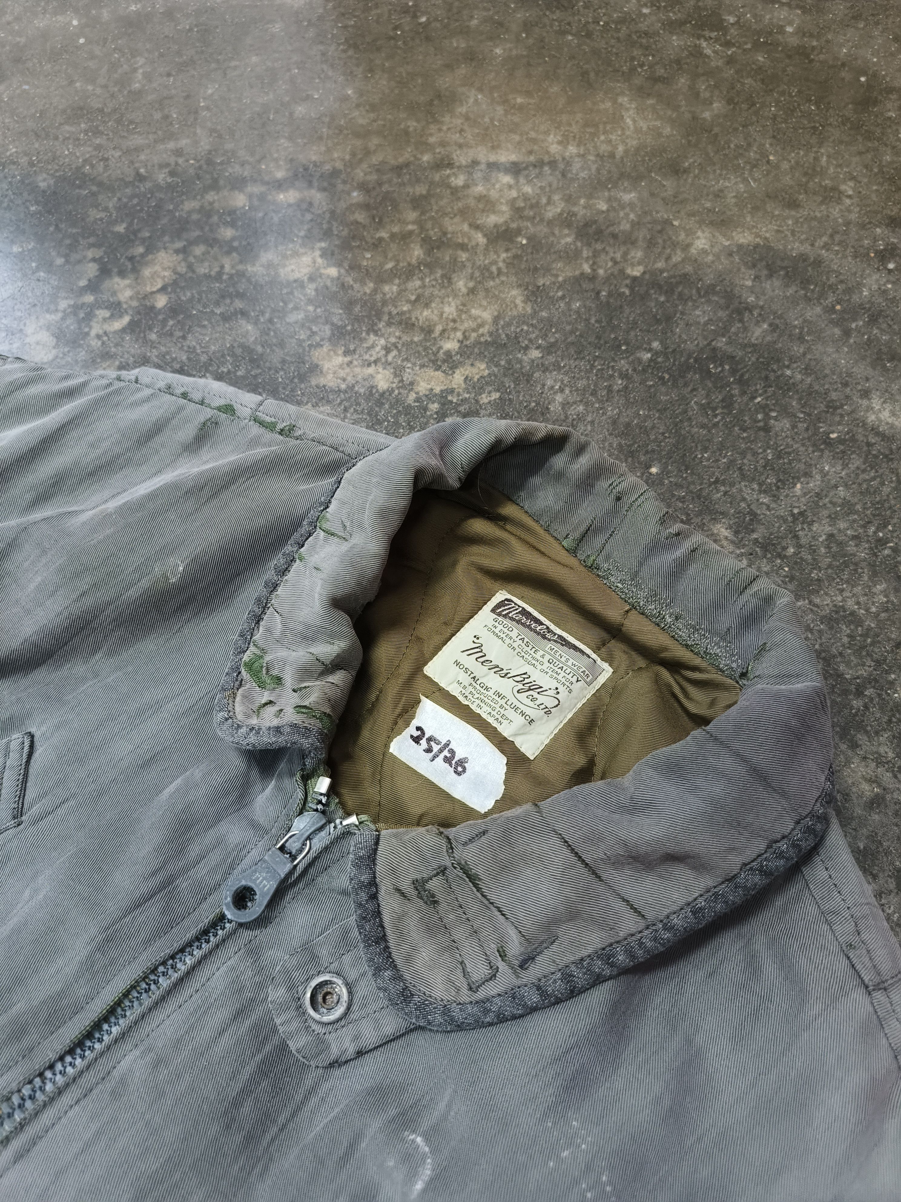 BIGI Vintage men bigi riri zip up bomber jacket distressed Size US L / EU 52-54 / 3 - 8 Thumbnail