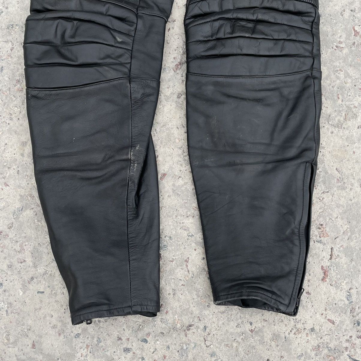 Vintage Vintage Moto Leather Pants 54 Y2K 90s USA Japan Style Size US 32 / EU 48 - 3 Thumbnail