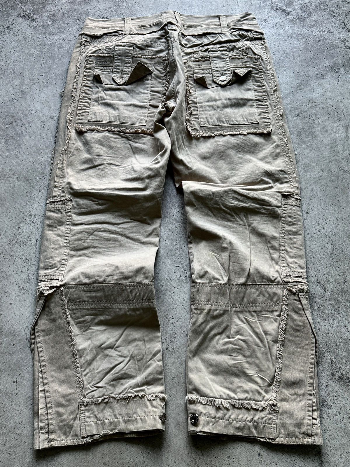 Dolce & Gabbana 🔥 Dolce&Gabbana Archive 00s PatchWork Distressed Pants Size US 34 / EU 50 - 3 Thumbnail