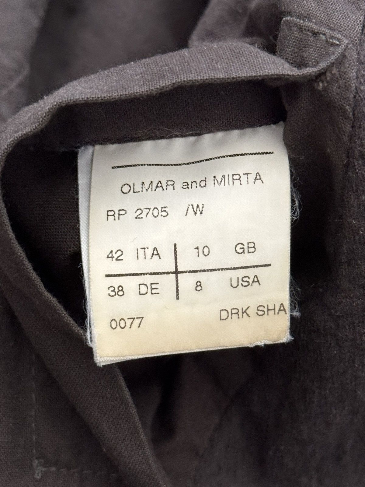 Rick Owens SS05 Rick Owens Mainline "Scorpio" Mollino Wool Jacket Size US XS / EU 42 / 0 - 12 Thumbnail