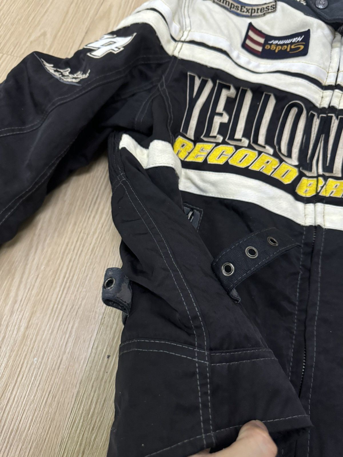 Japanese Brand × YELLOW CORN Yellow corn Record Breaker padded rider jacket Size US L / EU 52-54 / 3 - 6 Thumbnail