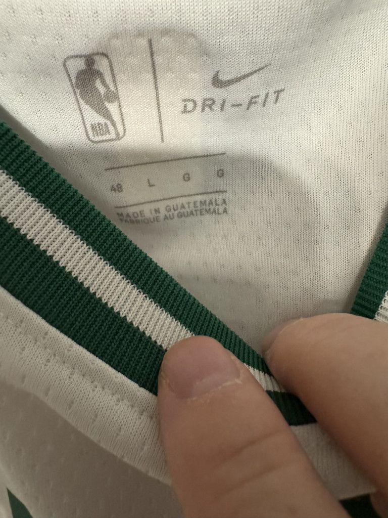 Nike Boston Celtics #0 Jayson Tatum Nike Jersey Men Sz 48 White Size US L / EU 52-54 / 3 - 3 Thumbnail