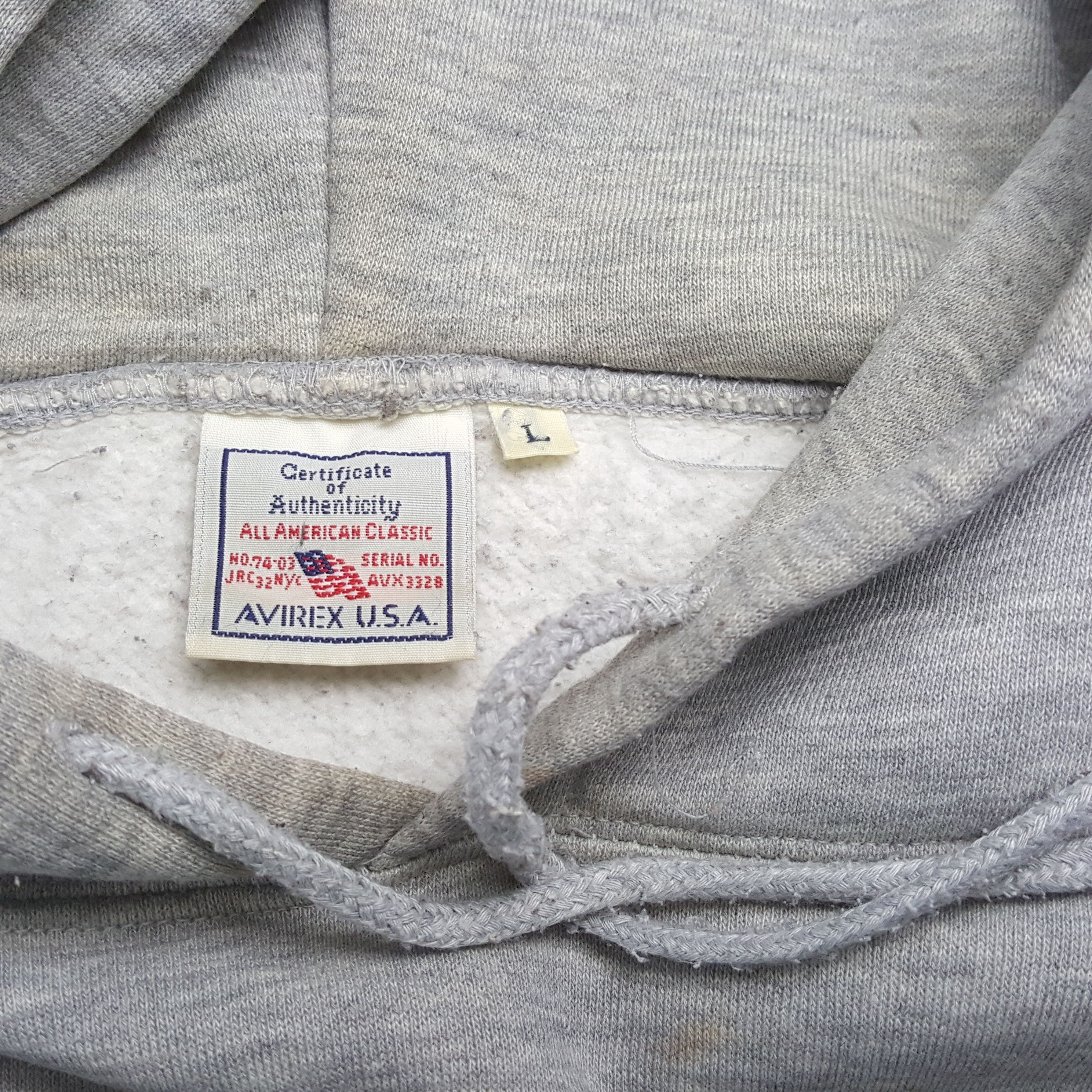 Avirex × Vintage Vintage AVIREX USA Streetwear Skateboard Style Hoodies Size US L / EU 52-54 / 3 - 11 Thumbnail