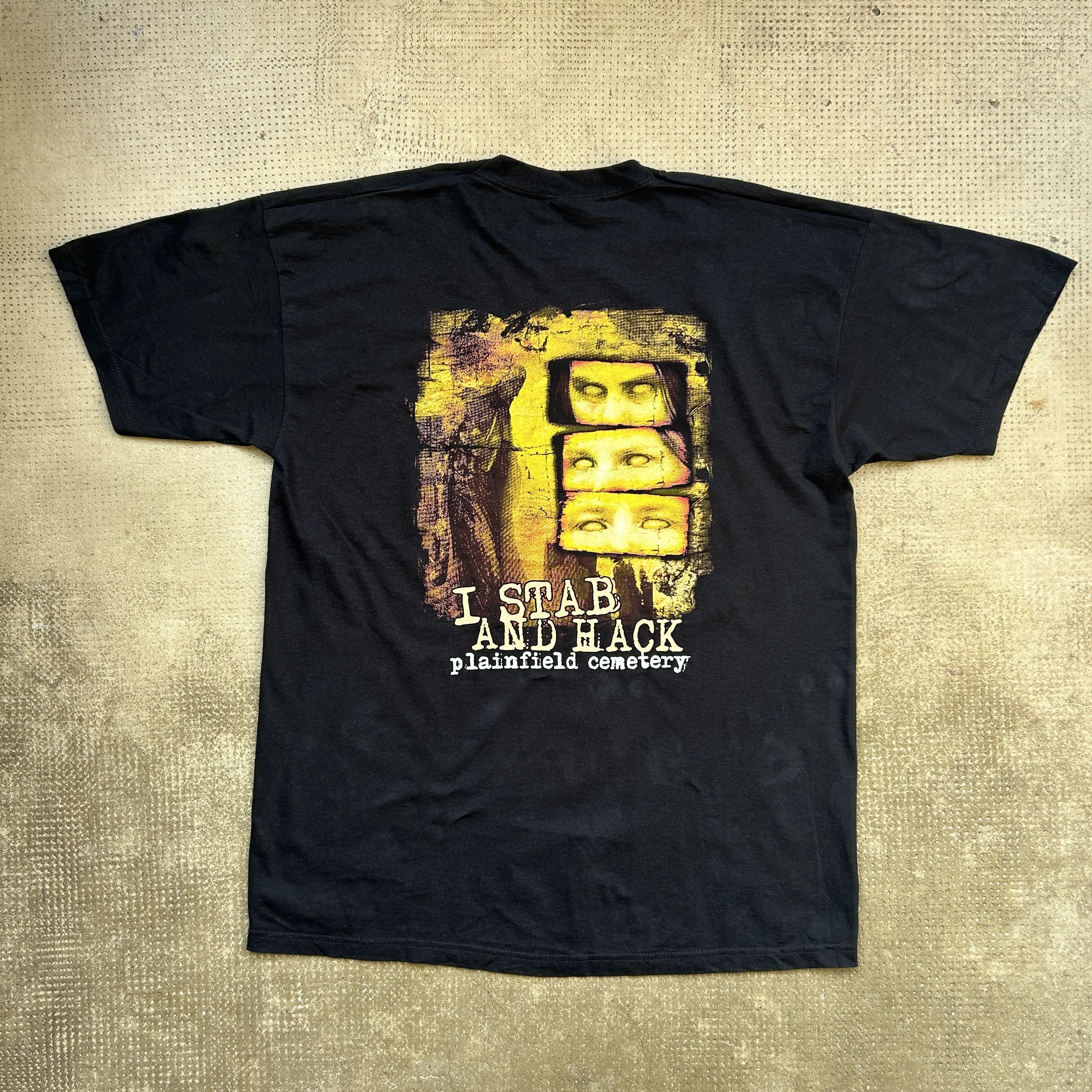 Vintage Vintage Deranged I Stab and Hack T-shirt Size US XL / EU 56 / 4 - 2 Thumbnail