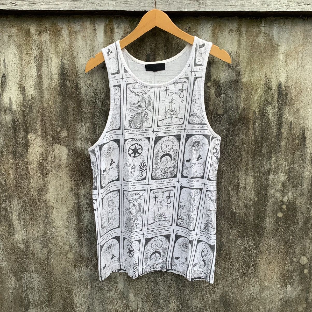 Japanese Brand VINTAGE Y2K TAROT CARD PRINT TANK TOP IFSIXWASNINE LGB STYLE Size US M / EU 48-50 / 2 - 1 Thumbnail