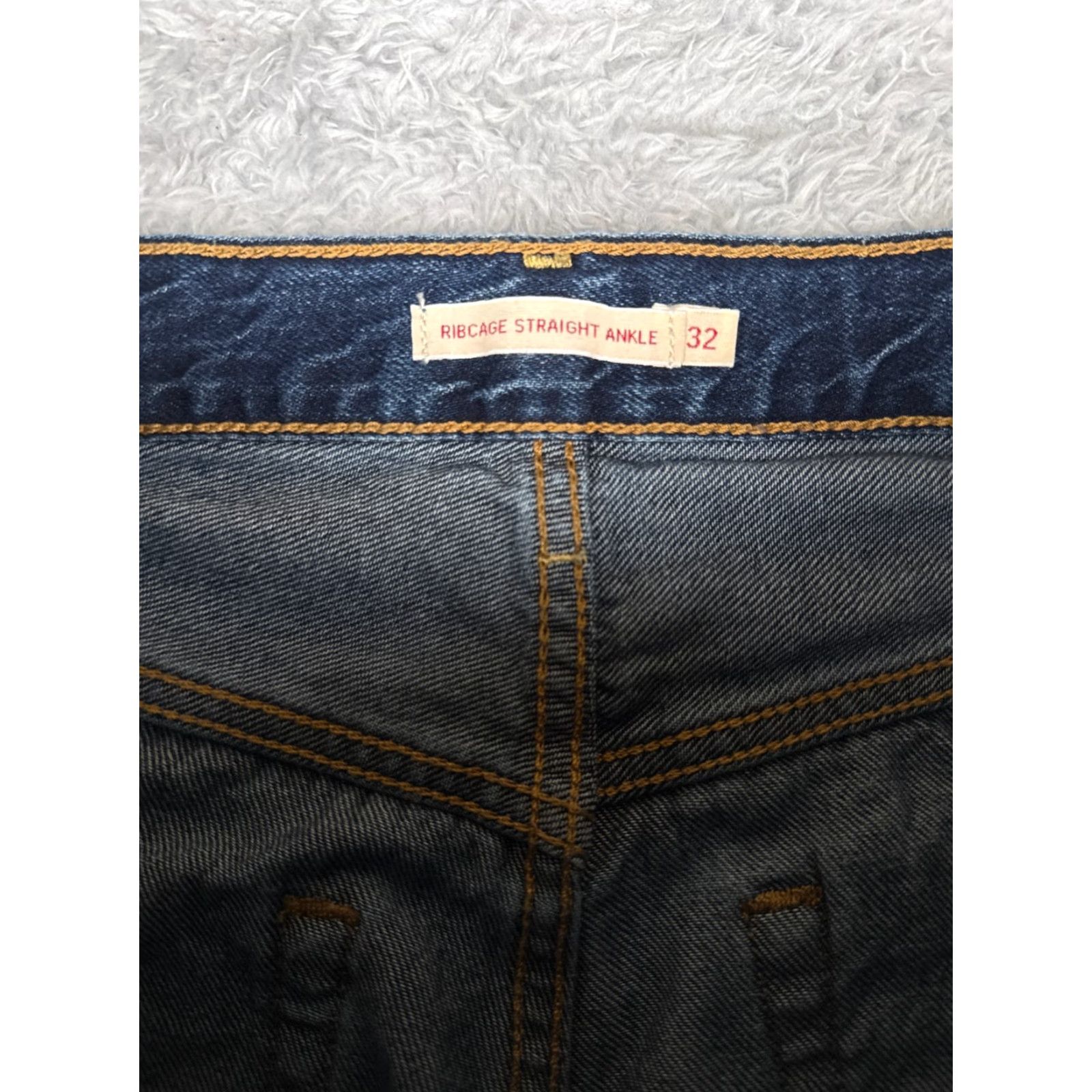 Levi's Levi's Jeans Women 32 Blue Distressed High Rise Straight Ankle 32x27 Vintage No Size 24" / US 00 / IT 34 - 6 Thumbnail