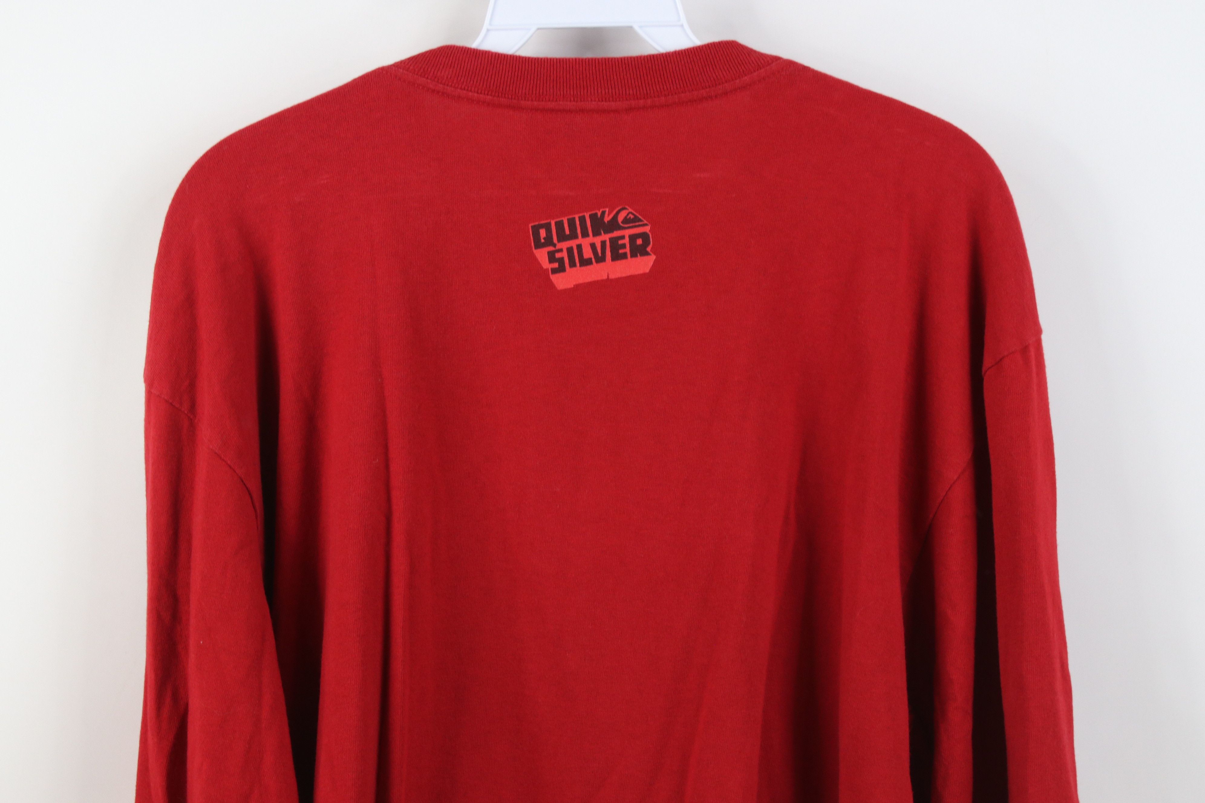 Quiksilver Vintage Quiksilver Surfing More Rock Long Sleeve T-Shirt Size US L / EU 52-54 / 3 - 11 Thumbnail