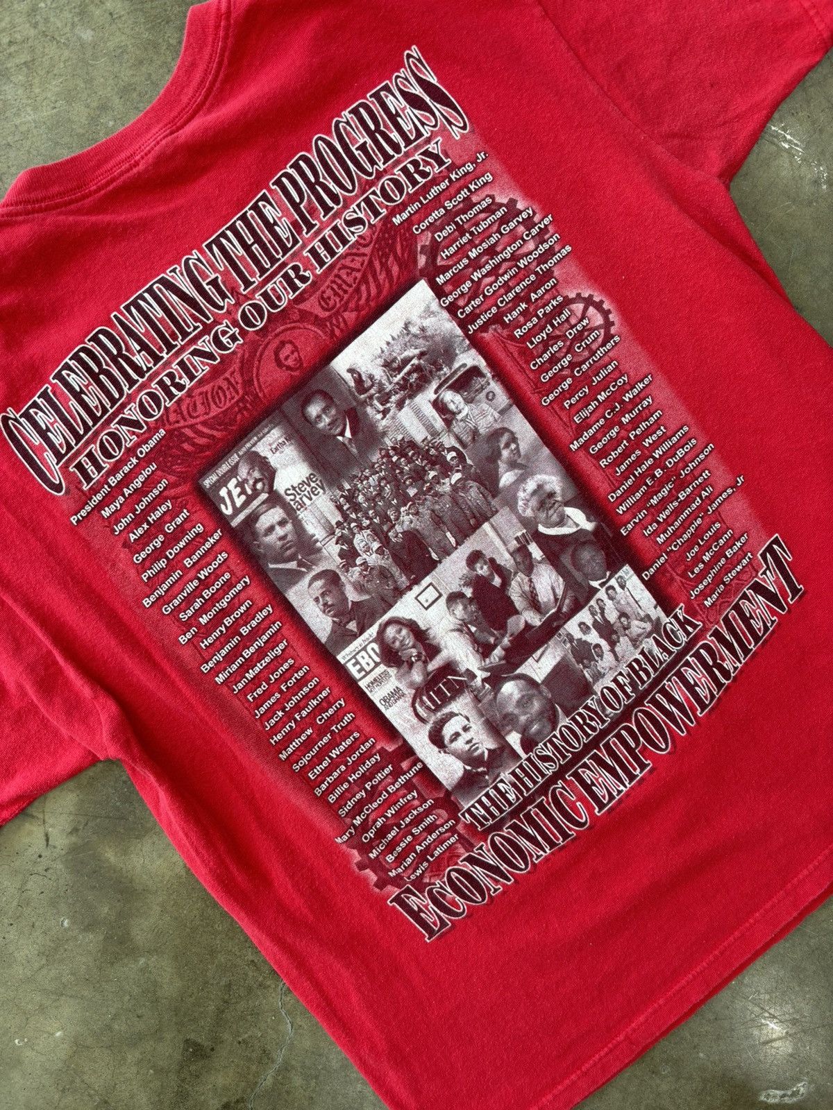 Vintage Vintage Black History Month Empowerment Obama MLK Tee Large Size US L / EU 52-54 / 3 - 4 Thumbnail