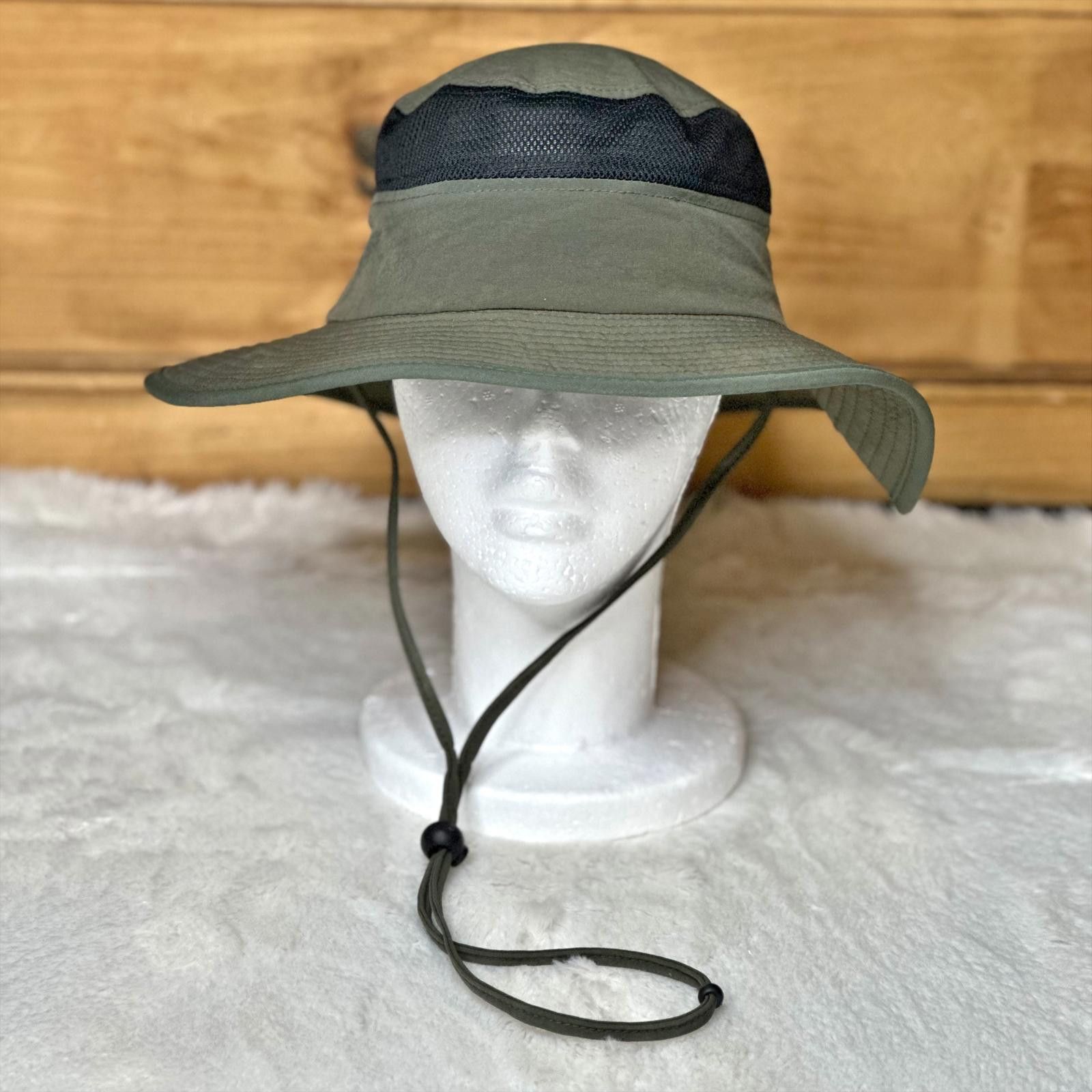Designer Pugs Mesh Inset Boonie Sun Fisherman Hat Green Adult OS Size ONE SIZE - 1 Thumbnail
