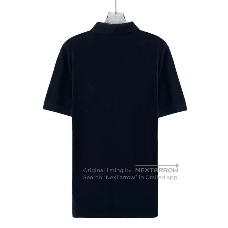 Burberry Burberry Men's Navy Cotton Polo T. Size US L / EU 52-54 / 3 - 2 Thumbnail