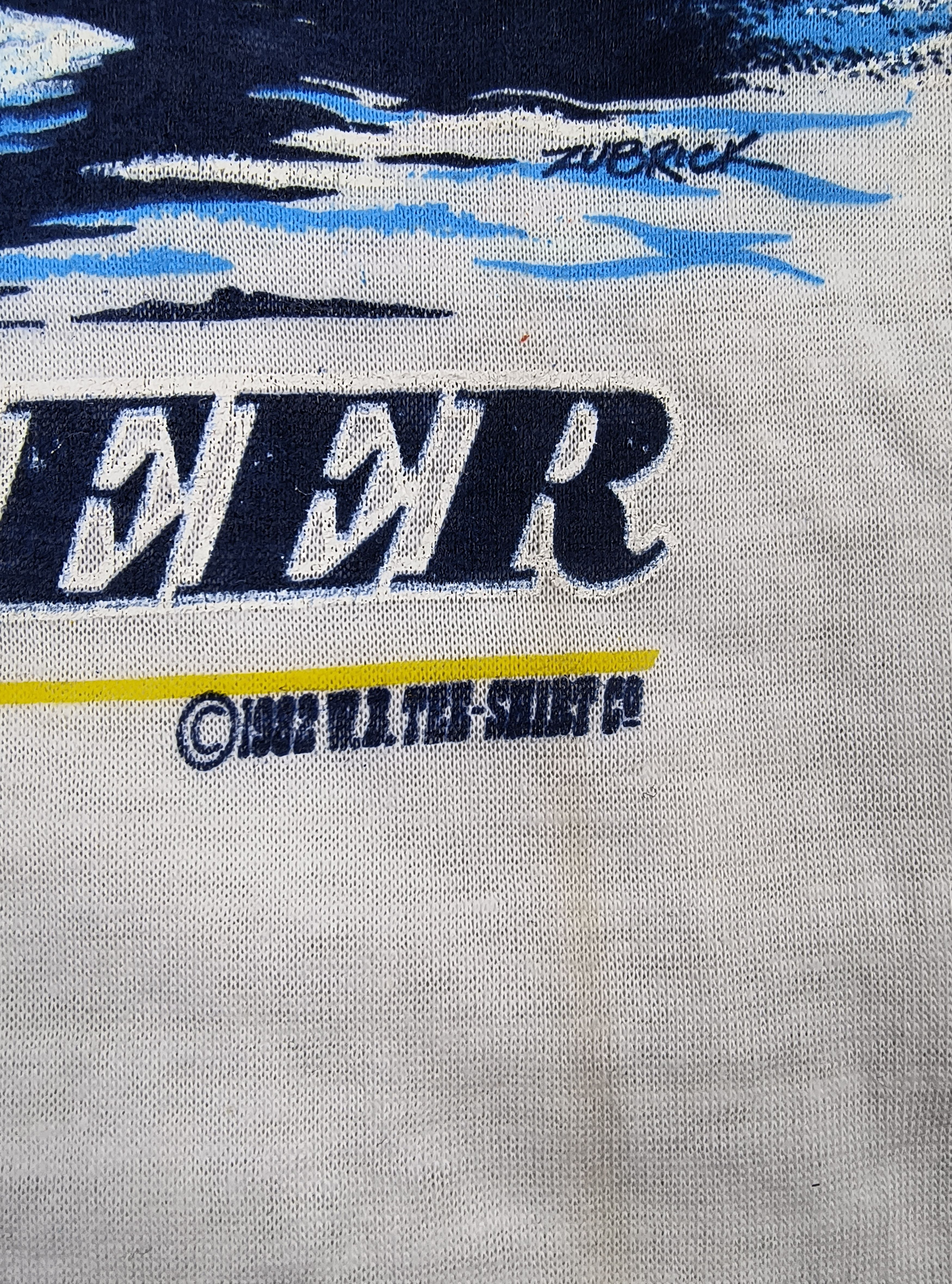 Vintage Vintage Coors the river beer 1982 tee Size US M / EU 48-50 / 2 - 3 Thumbnail