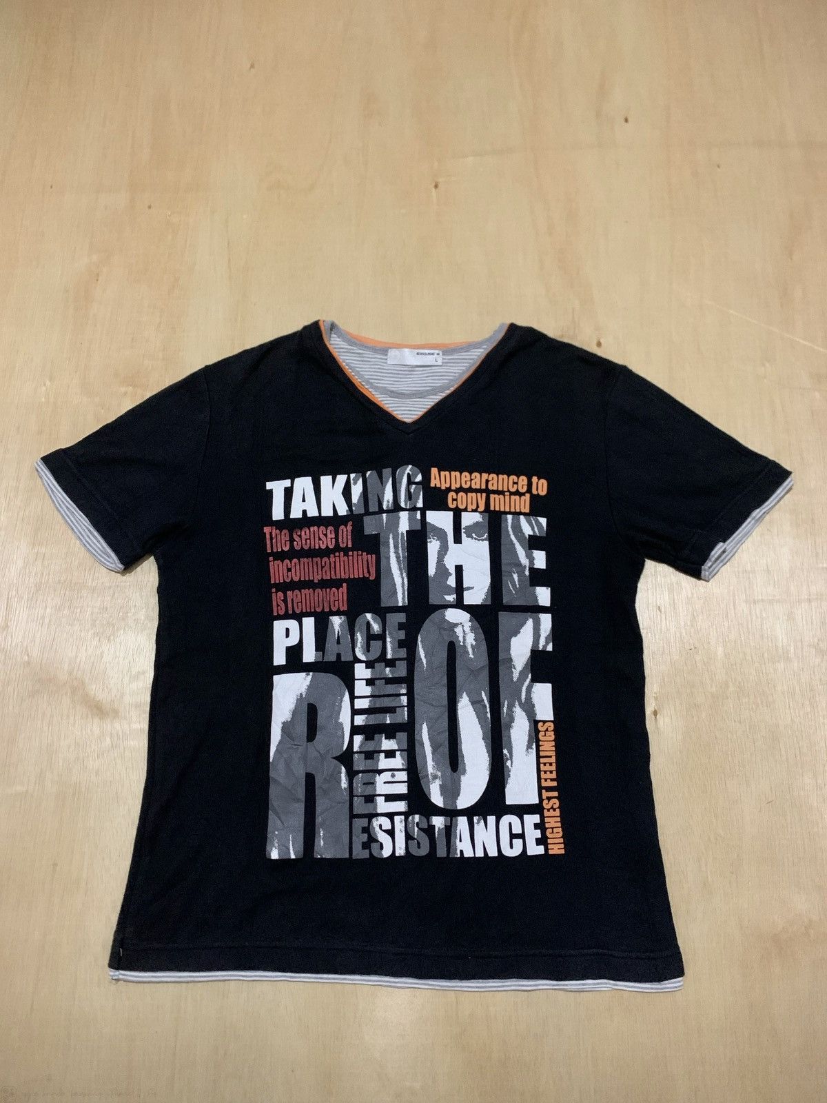 Hysteric Glamour × If Six Was Nine × Japanese Brand Y2k Excuse Hysteric Glamour Style Tshirt Size US L / EU 52-54 / 3 - 1 Thumbnail