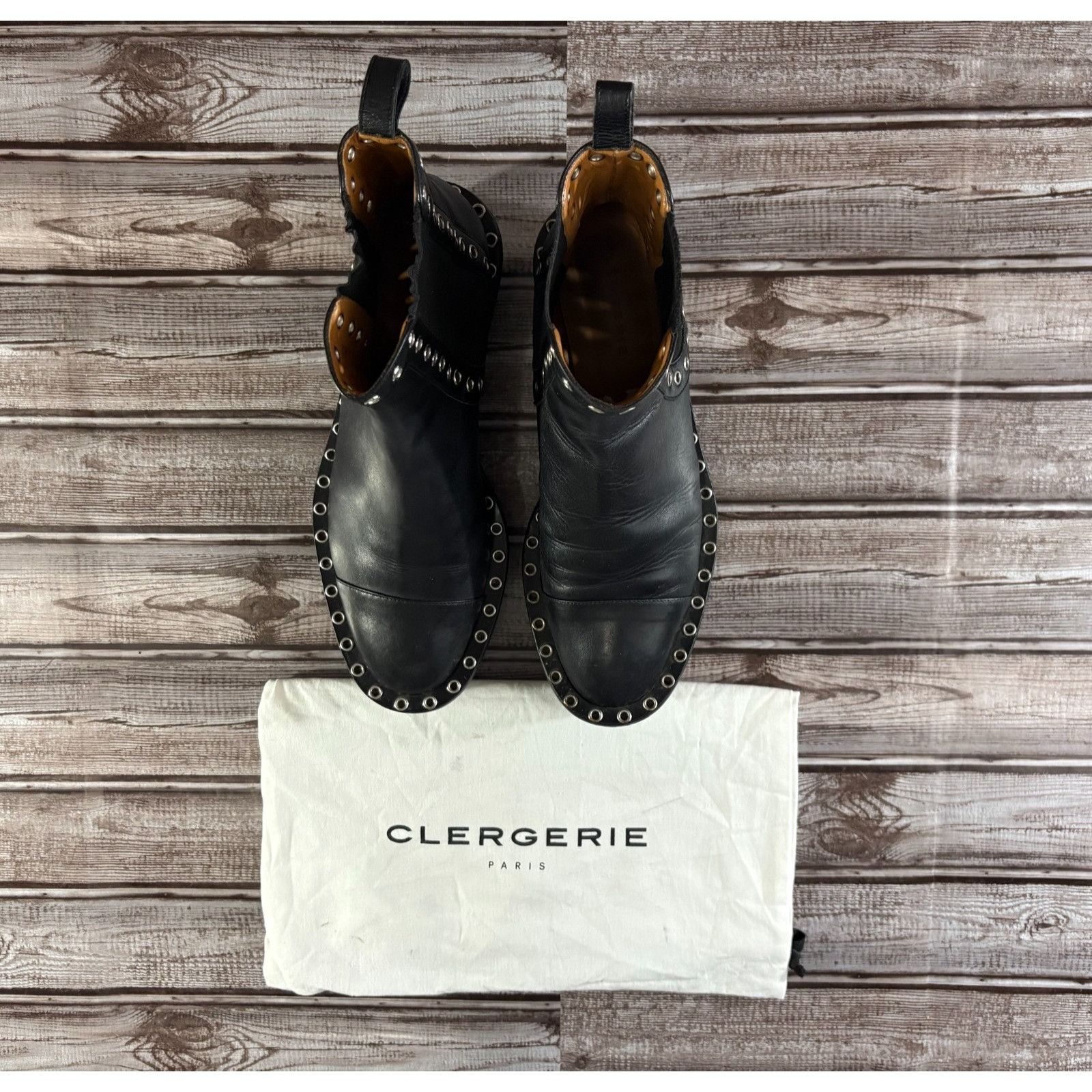 Robert Clergerie Robert Clergerie leather studded Chelsea boots size 38.5 US Size US 8.5 / IT 38.5 - 11 Thumbnail