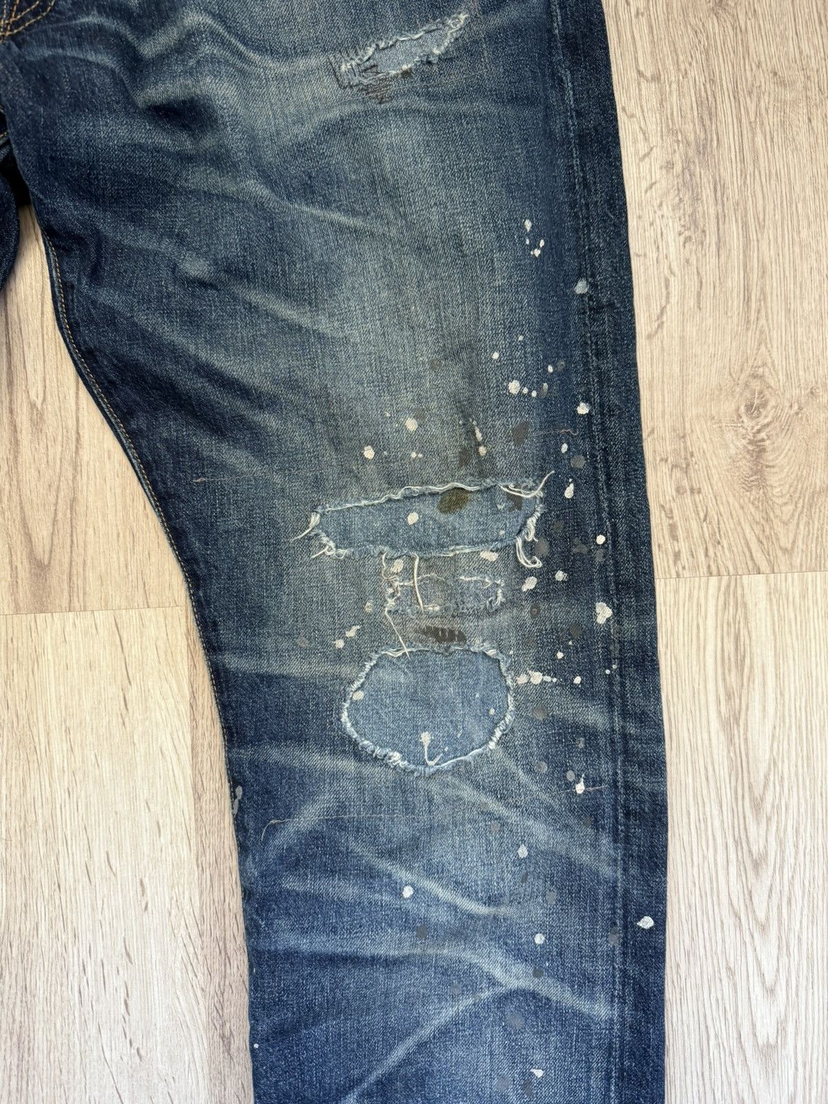 Polo Ralph Lauren Polo Ralph Lauren Varick Slim Straight Distressed Jeans Size US 34 / EU 50 - 5 Thumbnail