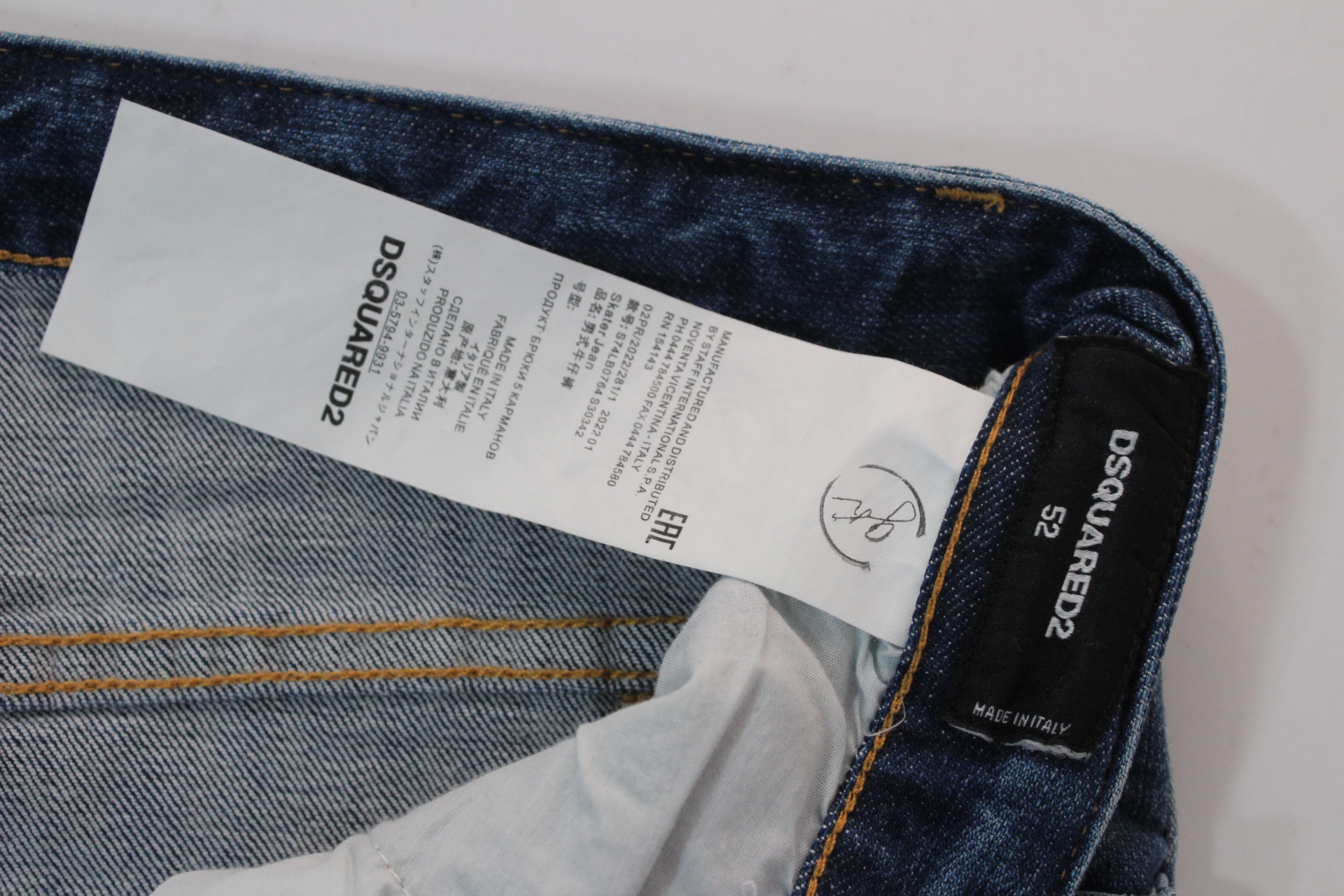 Dsquared2 Dsquared2 Jeans Mens Size 52 Made In Italy Size US 36 / EU 52 - 10 Thumbnail