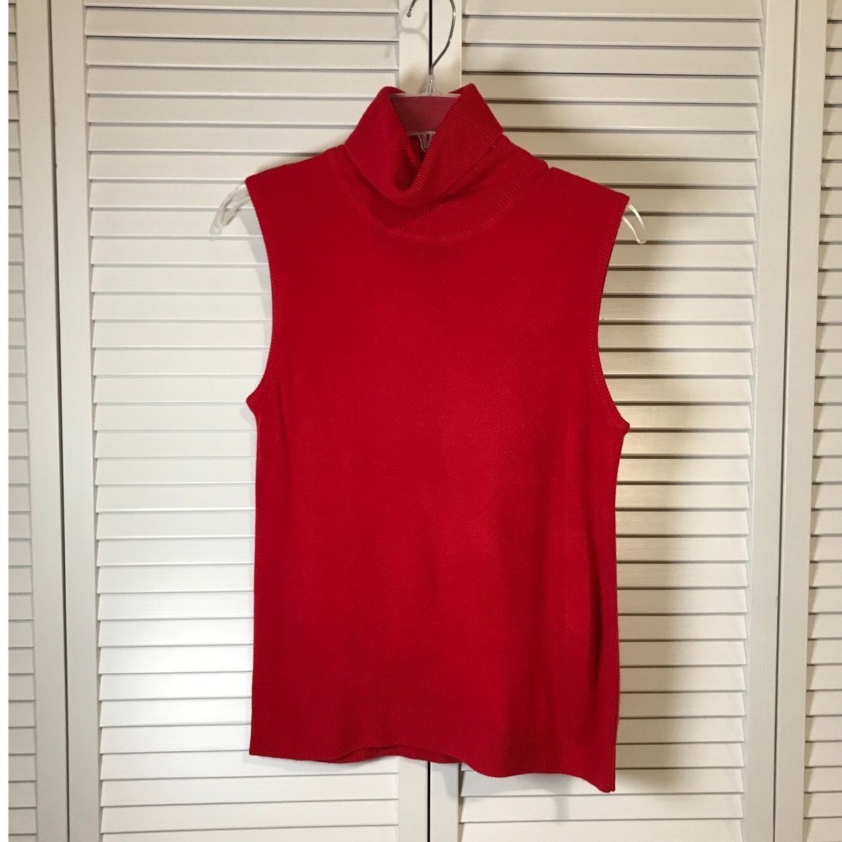 Other Designers Originals Red Cowl Neck Sleeveless Sweater M Size M / US 6-8 / IT 42-44 - 1 Thumbnail