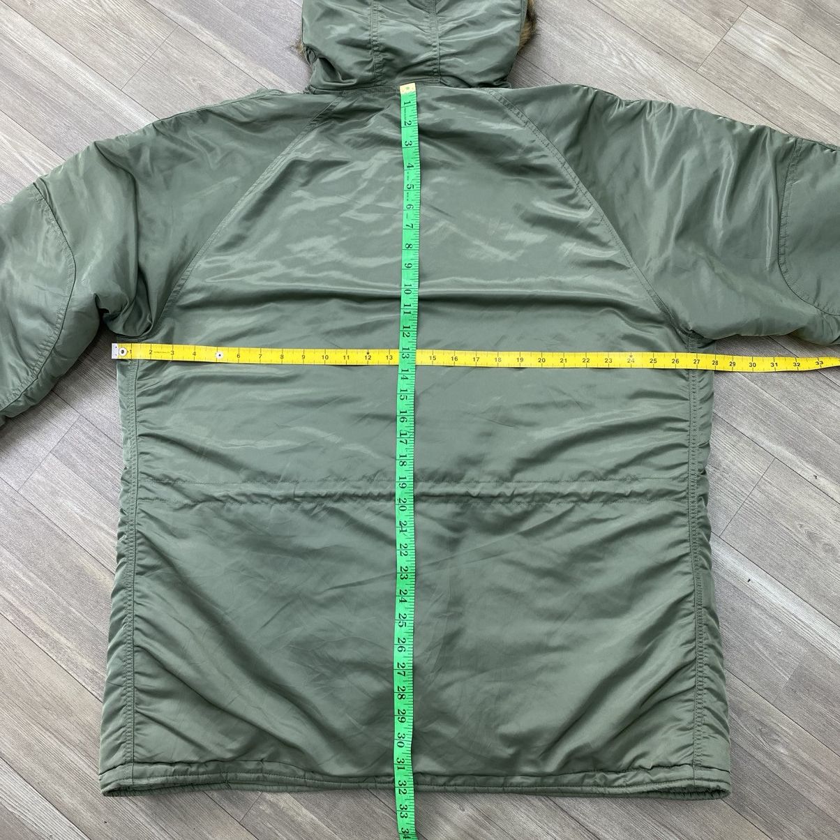 Alpha Industries Vintage Alpha Industries N3B Military Army Bomber Fur Jacket Size US XL / EU 56 / 4 - 19 Thumbnail