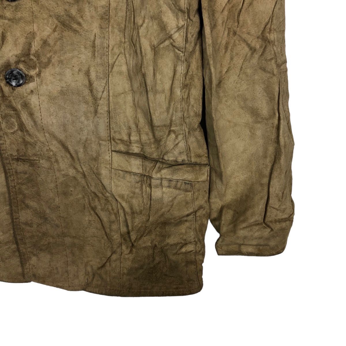 Japanese Brand 🔥90’s Vintage Genuine Leather Bomber Jacket Issey Miyake Size US M / EU 48-50 / 2 - 5 Thumbnail