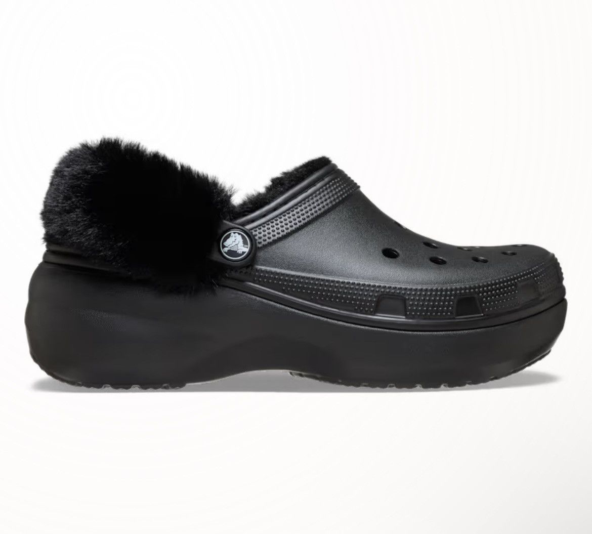 Crocs Crocs Classic Platform Fuzz Lined Clog Women size 9 Size US 9 / IT 39 - 2 Thumbnail