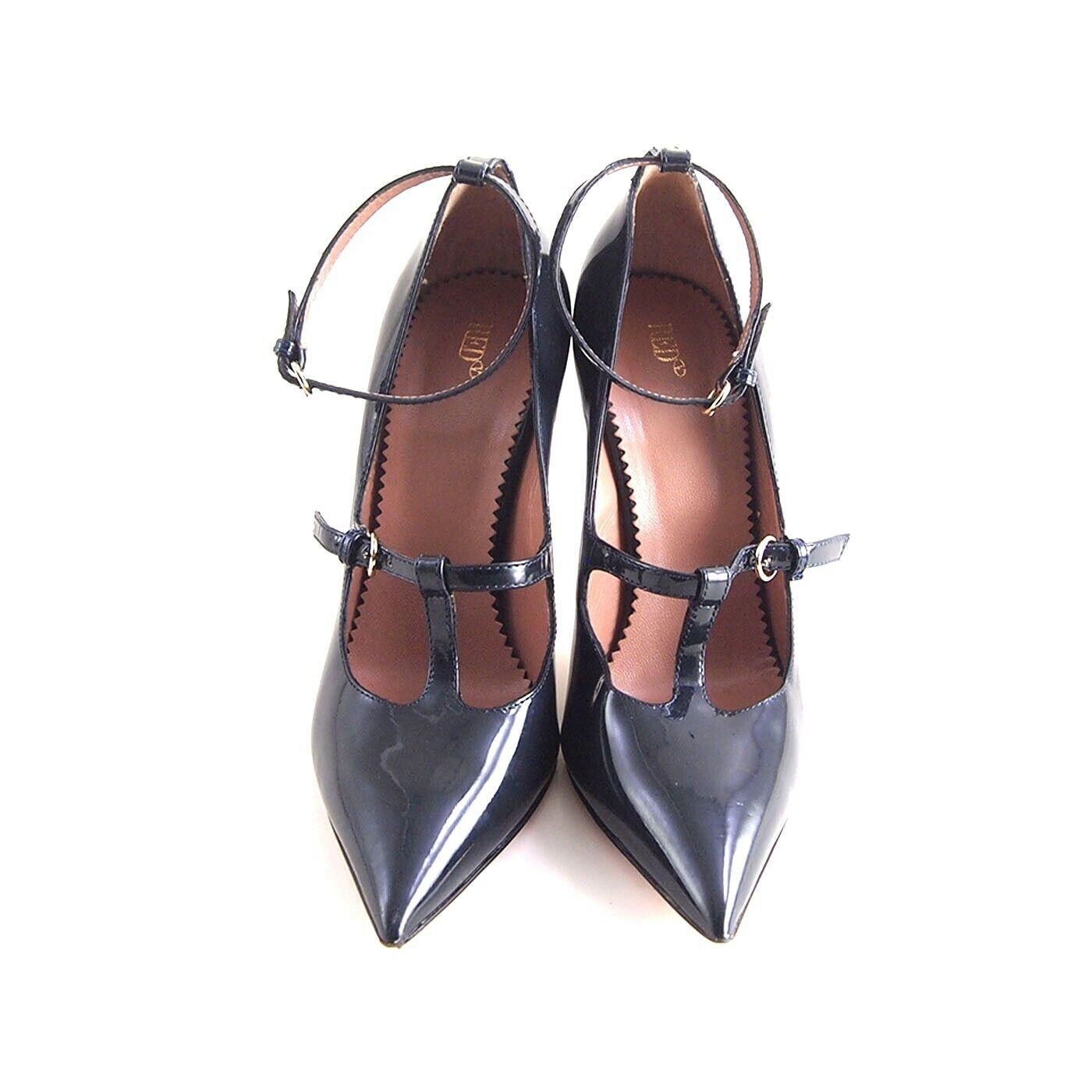 Valentino Red Valentino Heels Blue Patent Leather US 10.5 EU 40.5 Size US 10.5 / IT 40.5 - 3 Thumbnail