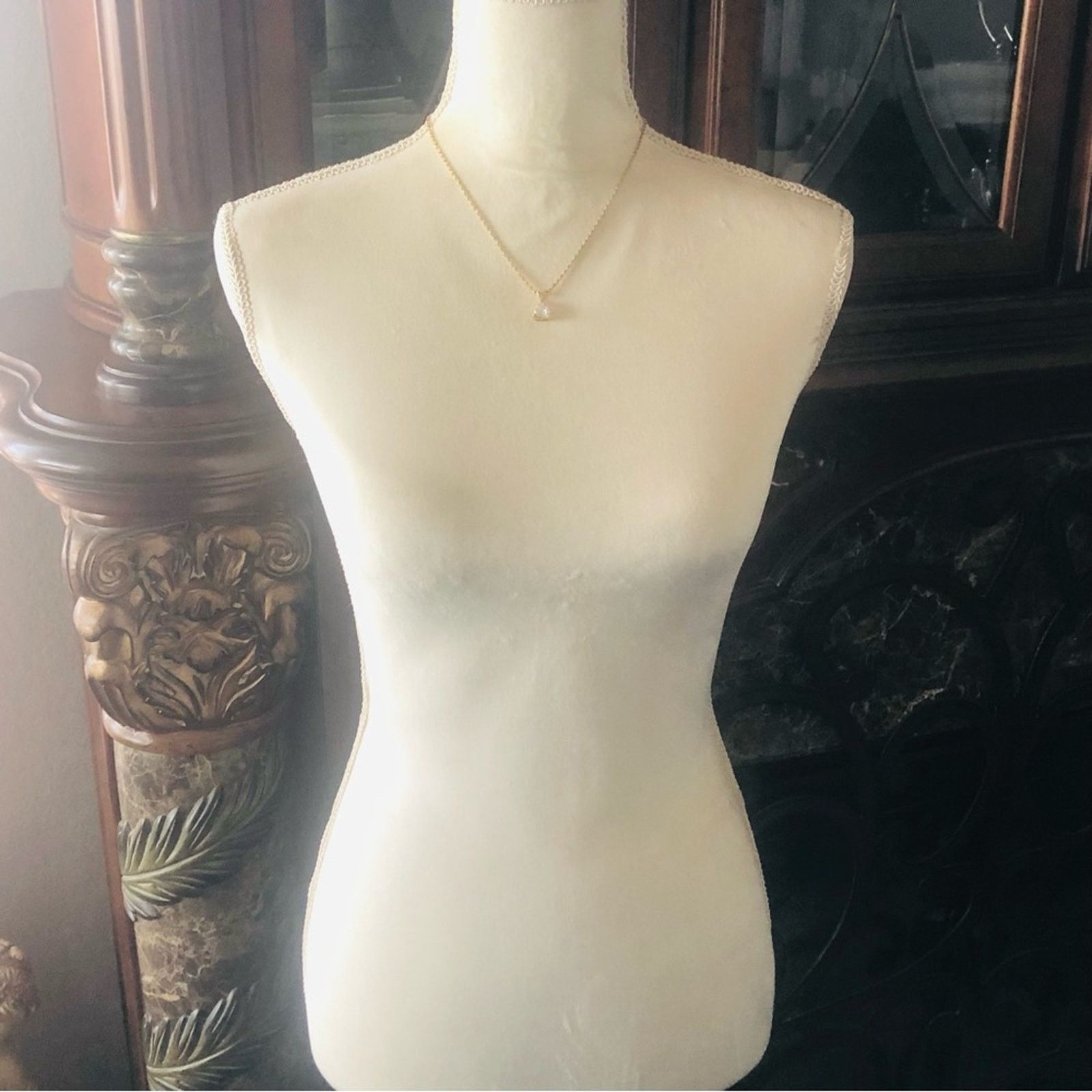 Vintage Vintage prong set triangle clear cubic zirconia necklace Size ONE SIZE - 11 Thumbnail