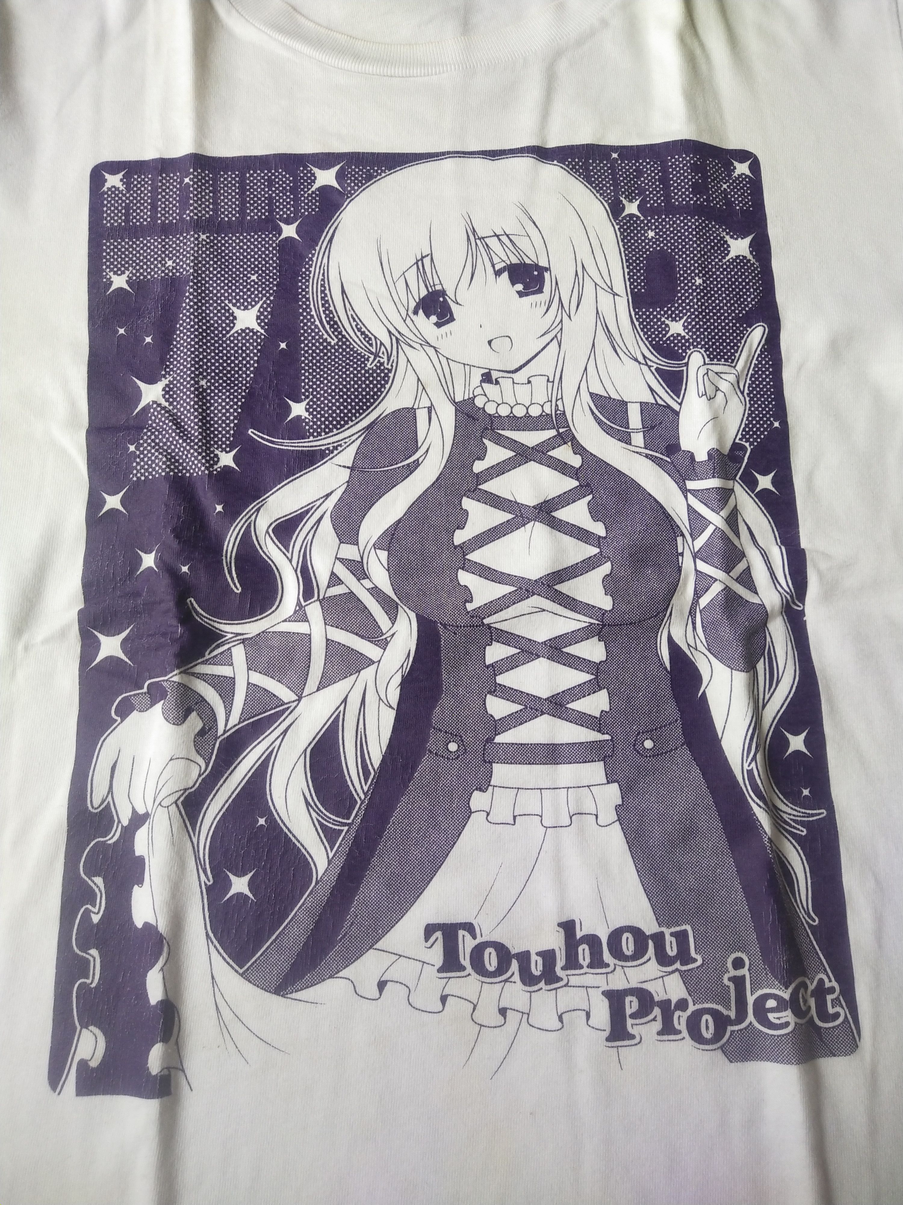 Anime Touhou Project Byakuren Hijiri Graphic Waifu Anime Tee Size US M / EU 48-50 / 2 - 2 Thumbnail