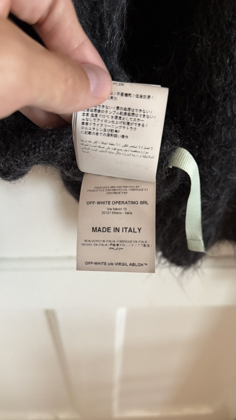 Off-White Off-White Mohair Knit Sweater Size US XS / EU 42 / 0 - 3 Thumbnail