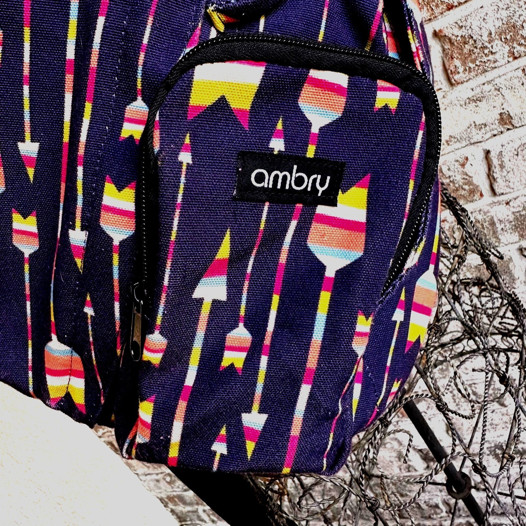 Other Ambry Nora Sling Bag Crossbody Hiking Backpack Arrow Print T Size ONE SIZE - 2 Thumbnail