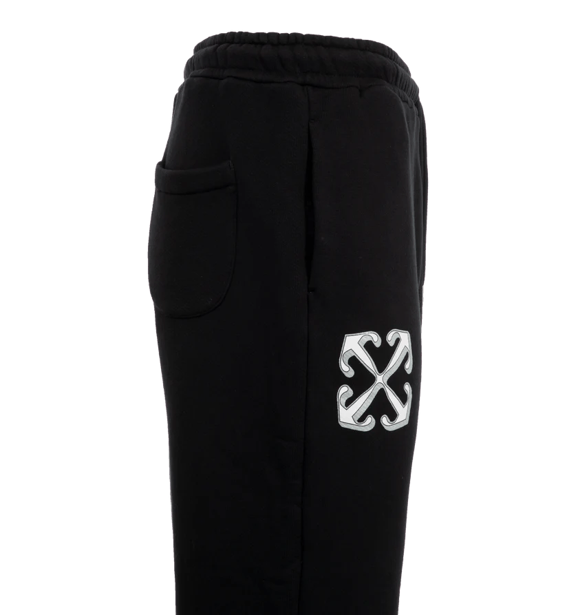 Off-White o1h1sh11224 Dragon Sweatpants in Black Size US 34 / EU 50 - 3 Thumbnail
