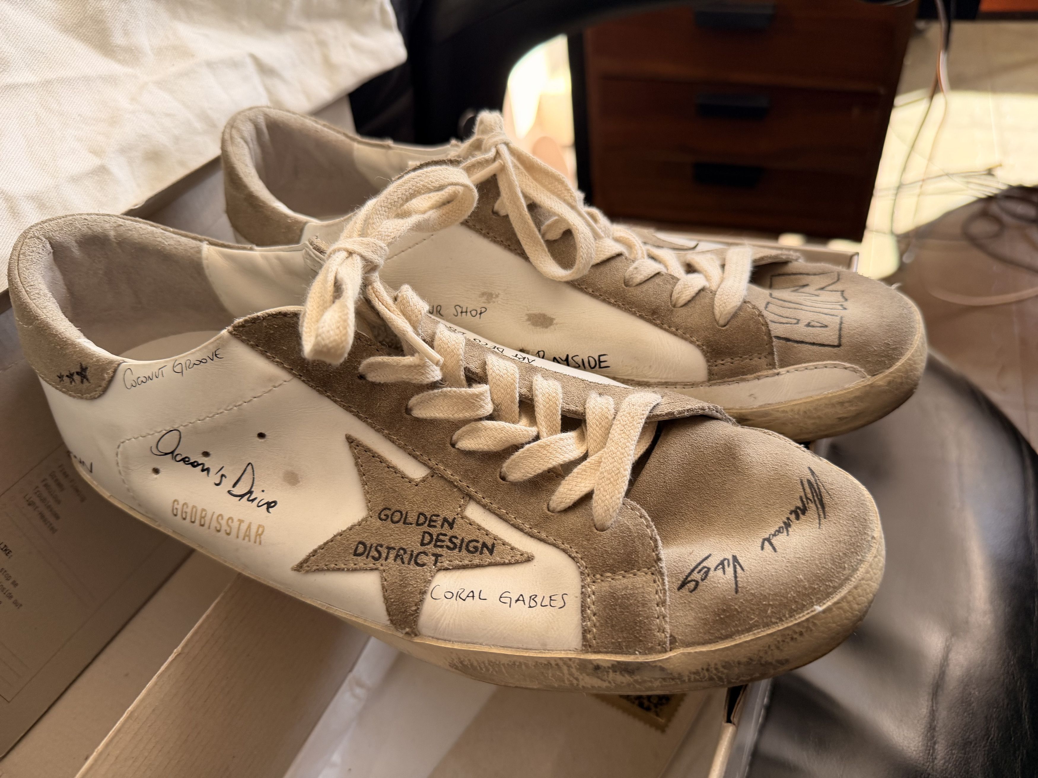 Golden Goose GOLDEN GOOSE SUPER STAR MIAMI JOURNEY Limited Edition Size US 10 / EU 43 - 3 Thumbnail