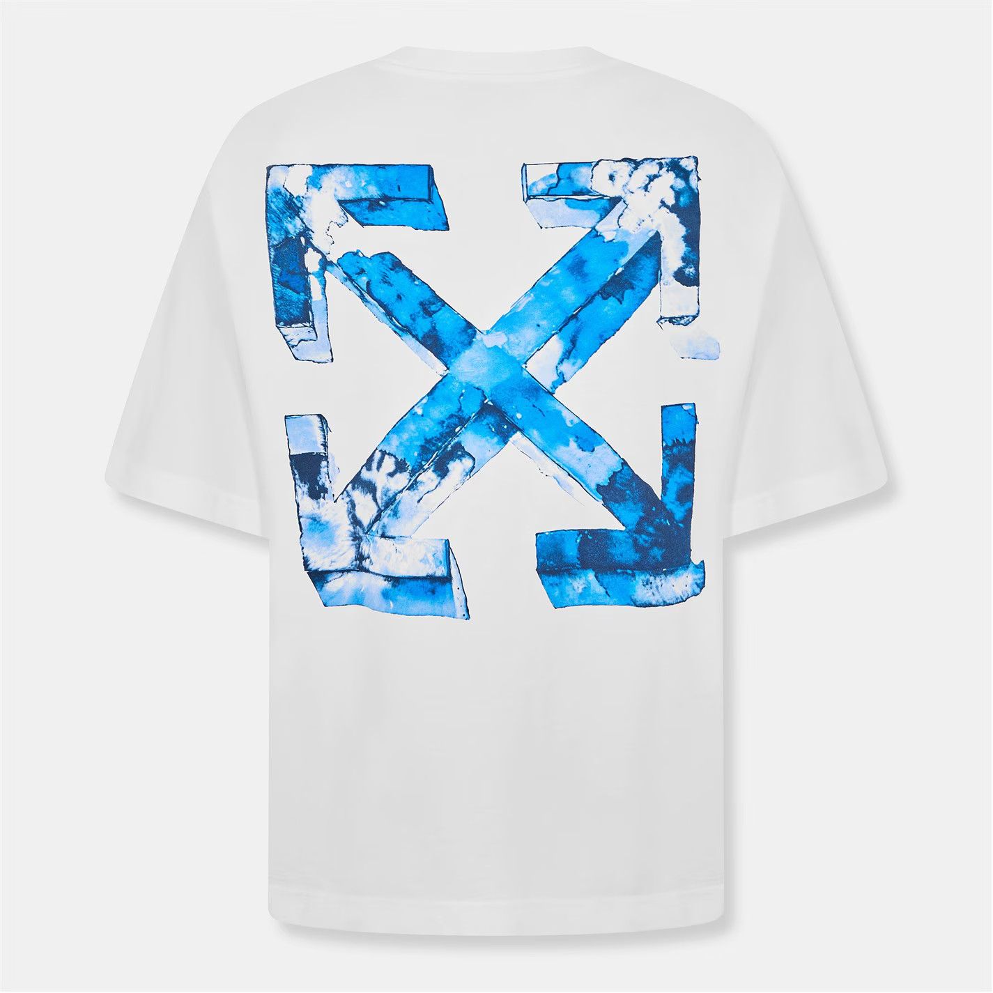 Off-White o1g2r1mq0226 Cloudy Arrow Regular Fit T-Shirt In White Size US L / EU 52-54 / 3 - 2 Thumbnail
