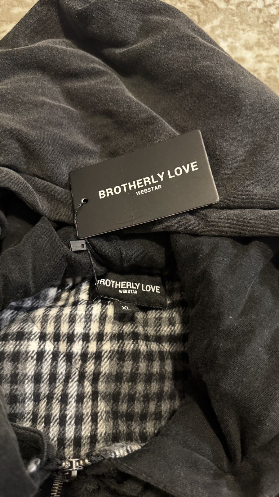 Brotherly Love Brotherly Love | Webstar Burnedweb Nylon Bomber Jacket Size US XL / EU 56 / 4 - 4 Thumbnail