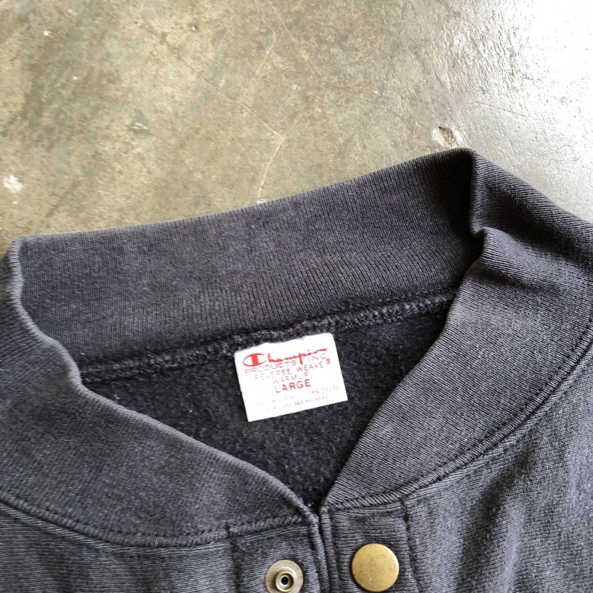 Champion × Vintage 90's CHAMPION REVERSE WEAVE COTTON JACKET Size US L / EU 52-54 / 3 - 4 Thumbnail