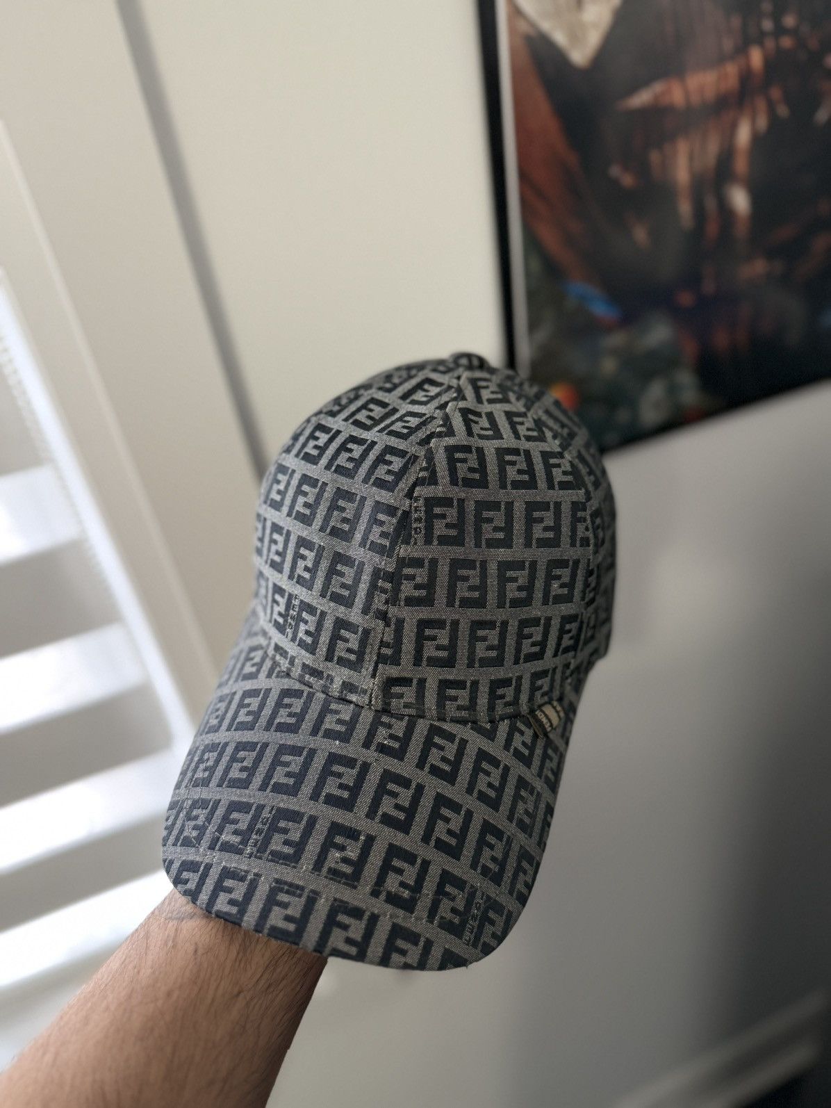 Fendi Fendi FF Zucca print cap Size ONE SIZE - 1 Thumbnail