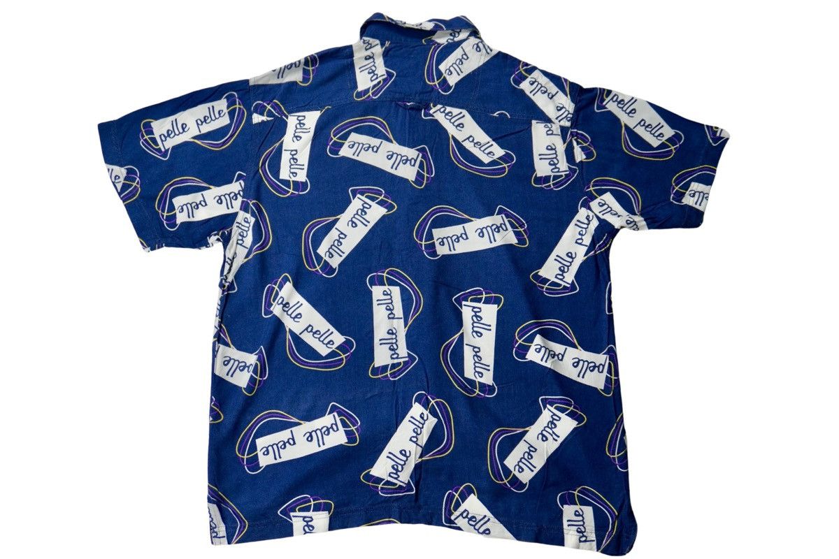 Marc Buchanan × Pelle Pelle × Vintage Pelle pelle marc buchanan overprinted spellout button shirt Size US M / EU 48-50 / 2 - 2 Thumbnail