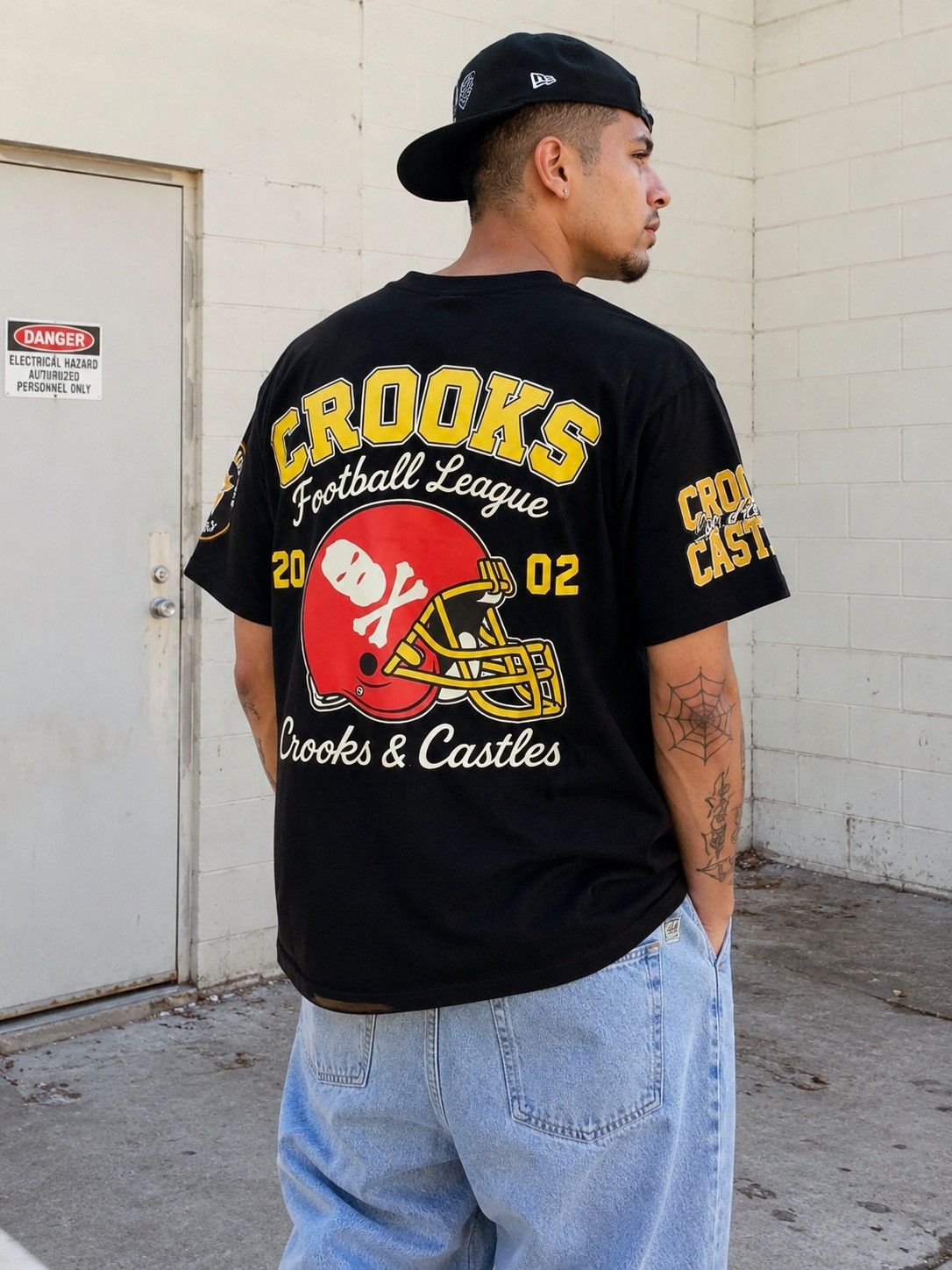 Crooks & Castles Crooks & Castles Troublemakers Football League Tee NWT Size US M / EU 48-50 / 2 - 1 Thumbnail