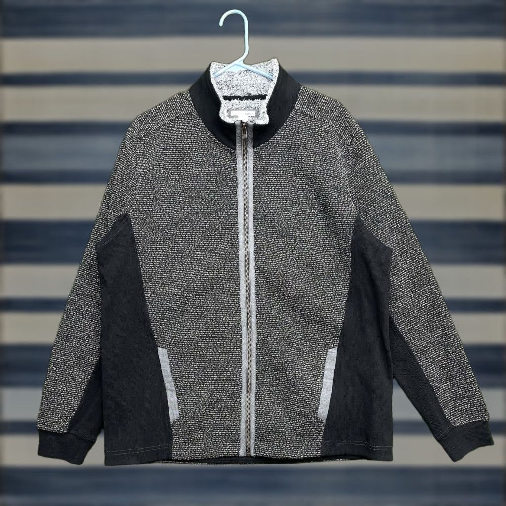 Carbon2Cobalt Carbon2Cobalt Jacket Mens Large Dark Gray Full Zip Deep Pile Transcendent Sherpa Size US L / EU 52-54 / 3 - 1 Thumbnail