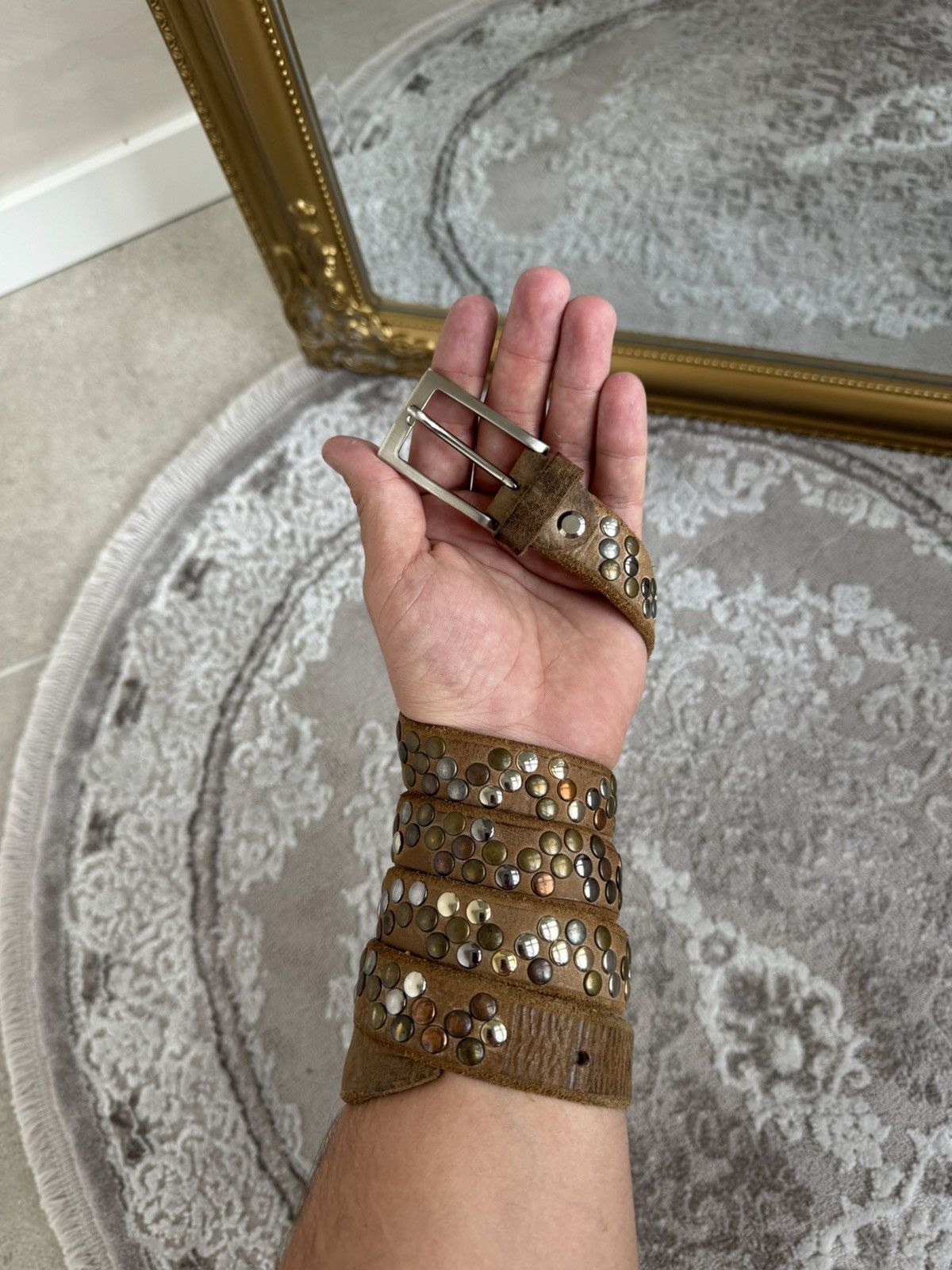 Number (N)ine Number Nine Y2K JAPANESE BELT GOTH PUNK RAVE KANYE STYLE Size ONE SIZE - 1 Thumbnail