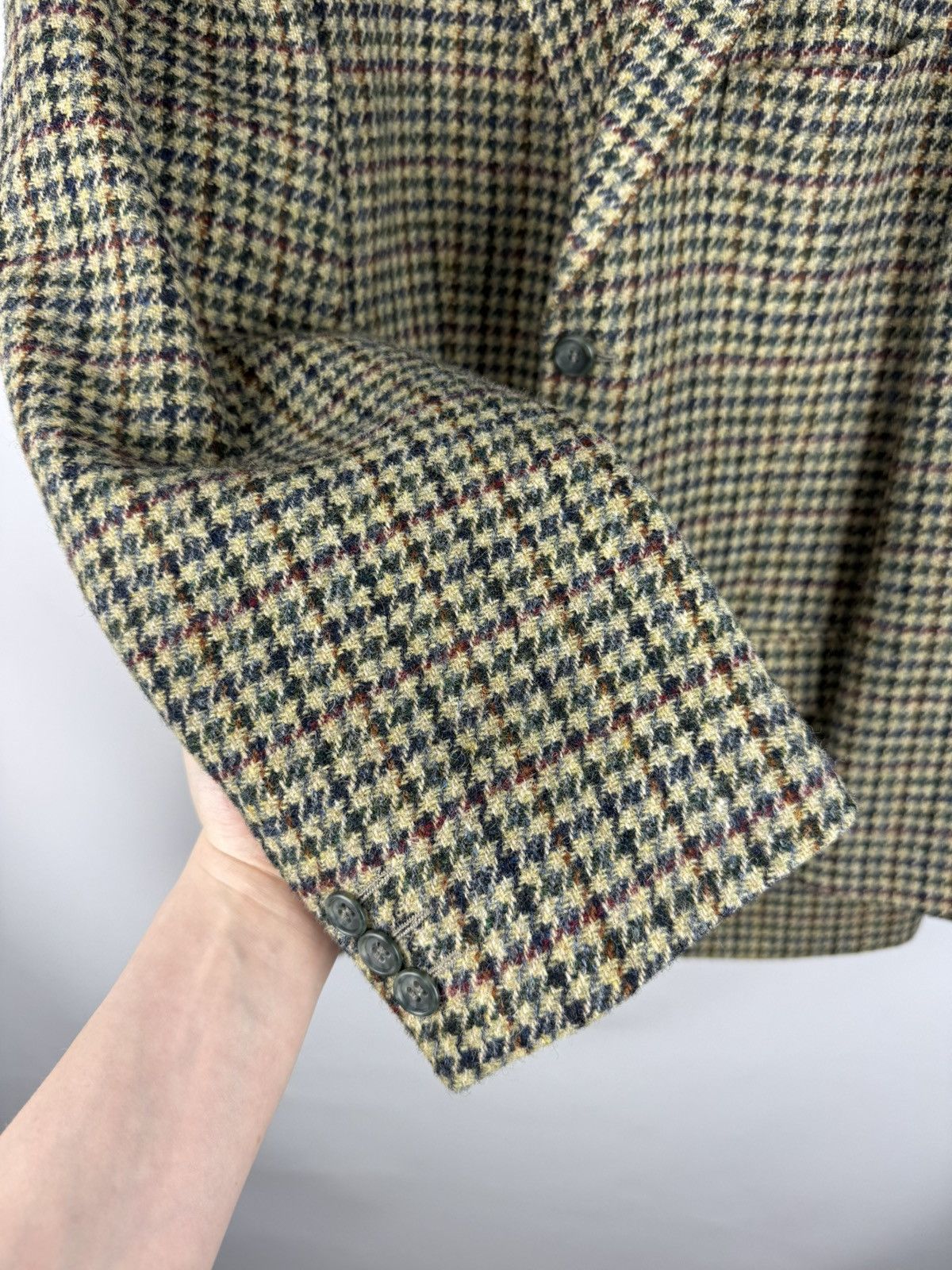 Harris Tweed × Vintage Harris Tweed Vintage Men’s Wool Blazer Jacket Sportcoat Size 46R - 10 Thumbnail