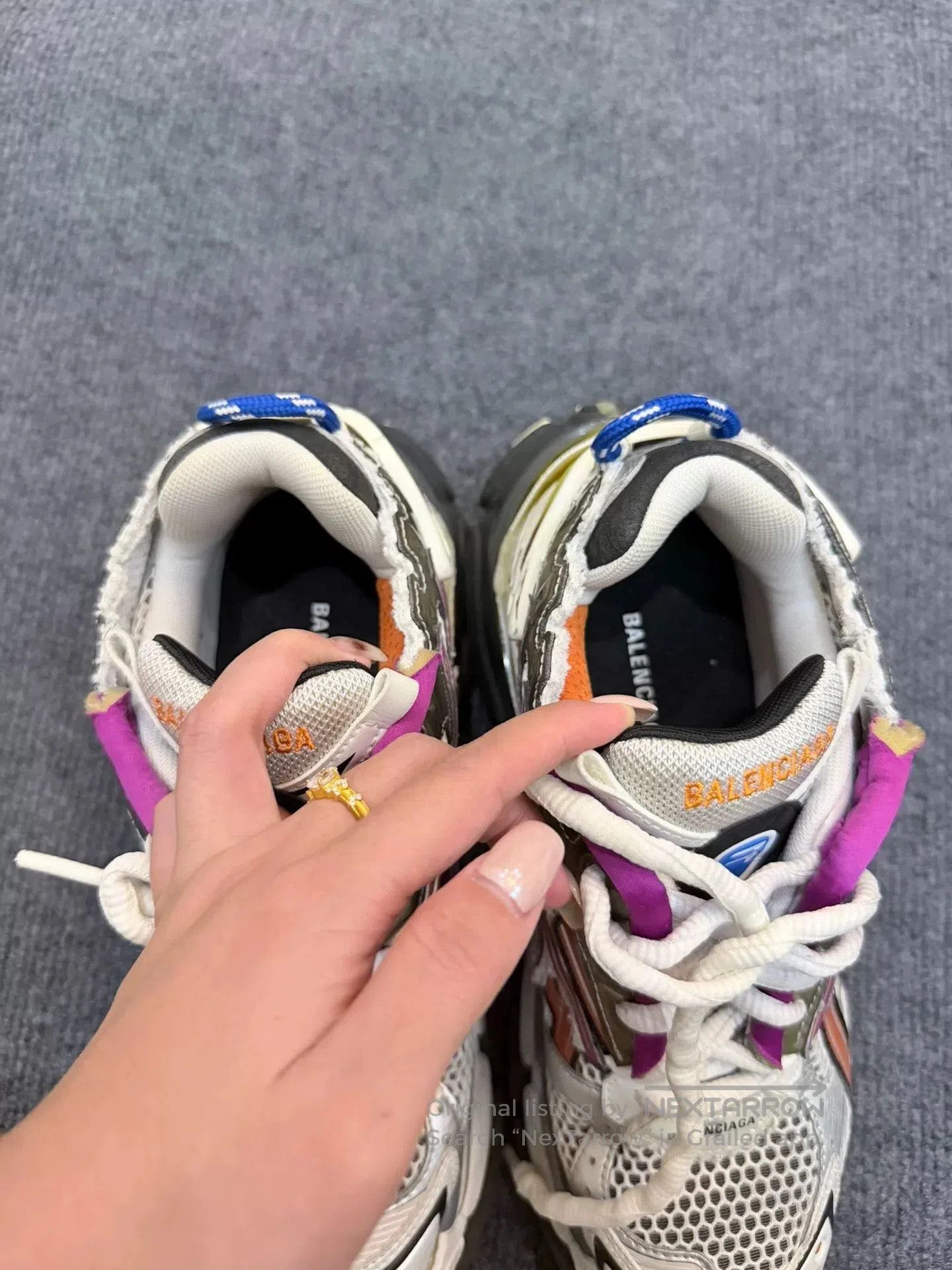 Balenciaga balenciaga rainbow runner sneaker shoes. Size US 6.5 / EU 39-40 - 4 Thumbnail