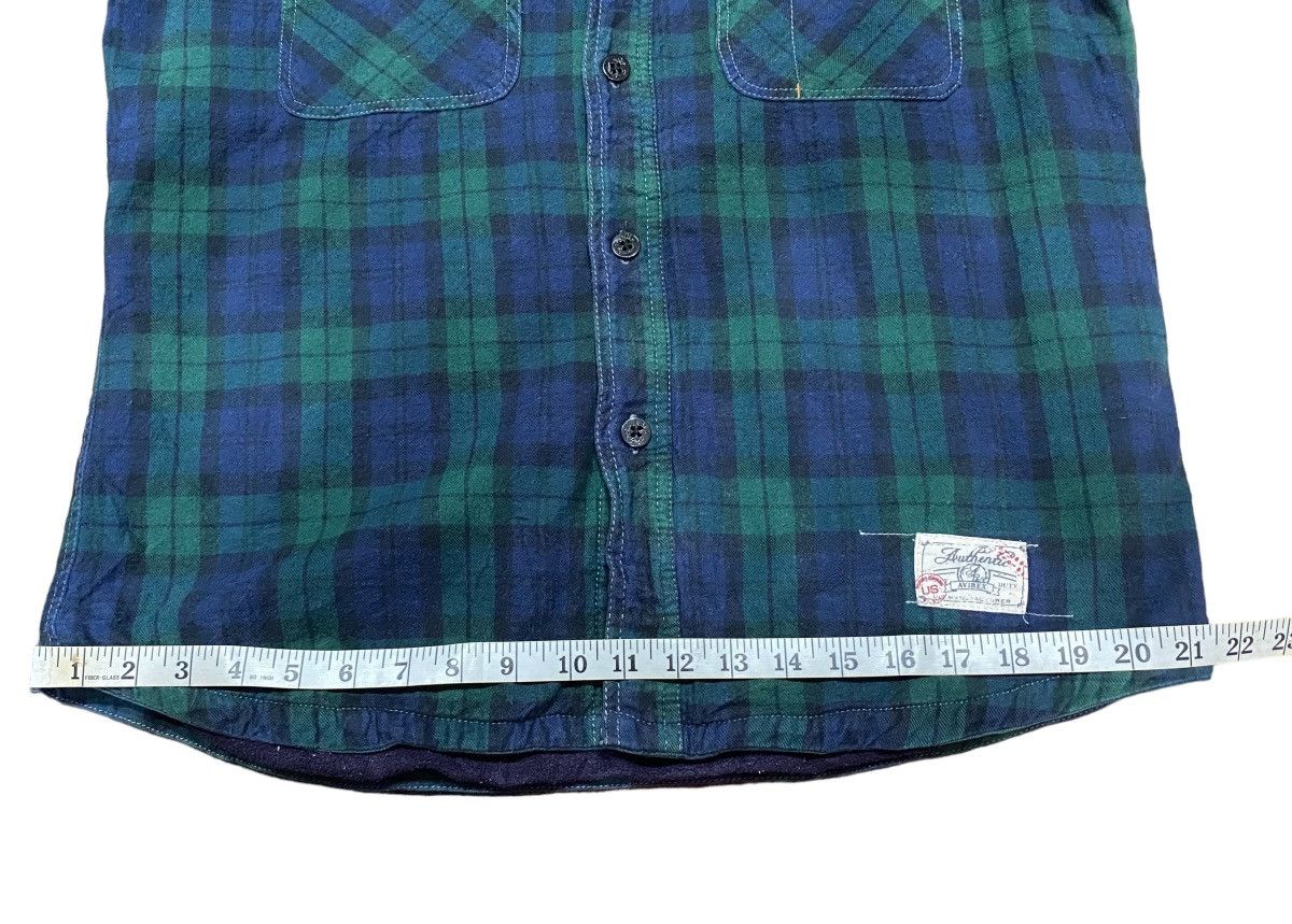 Avirex AVIREX LTD Linen Plaid Button Shirt Long Sleeve Size US XL / EU 56 / 4 - 16 Thumbnail