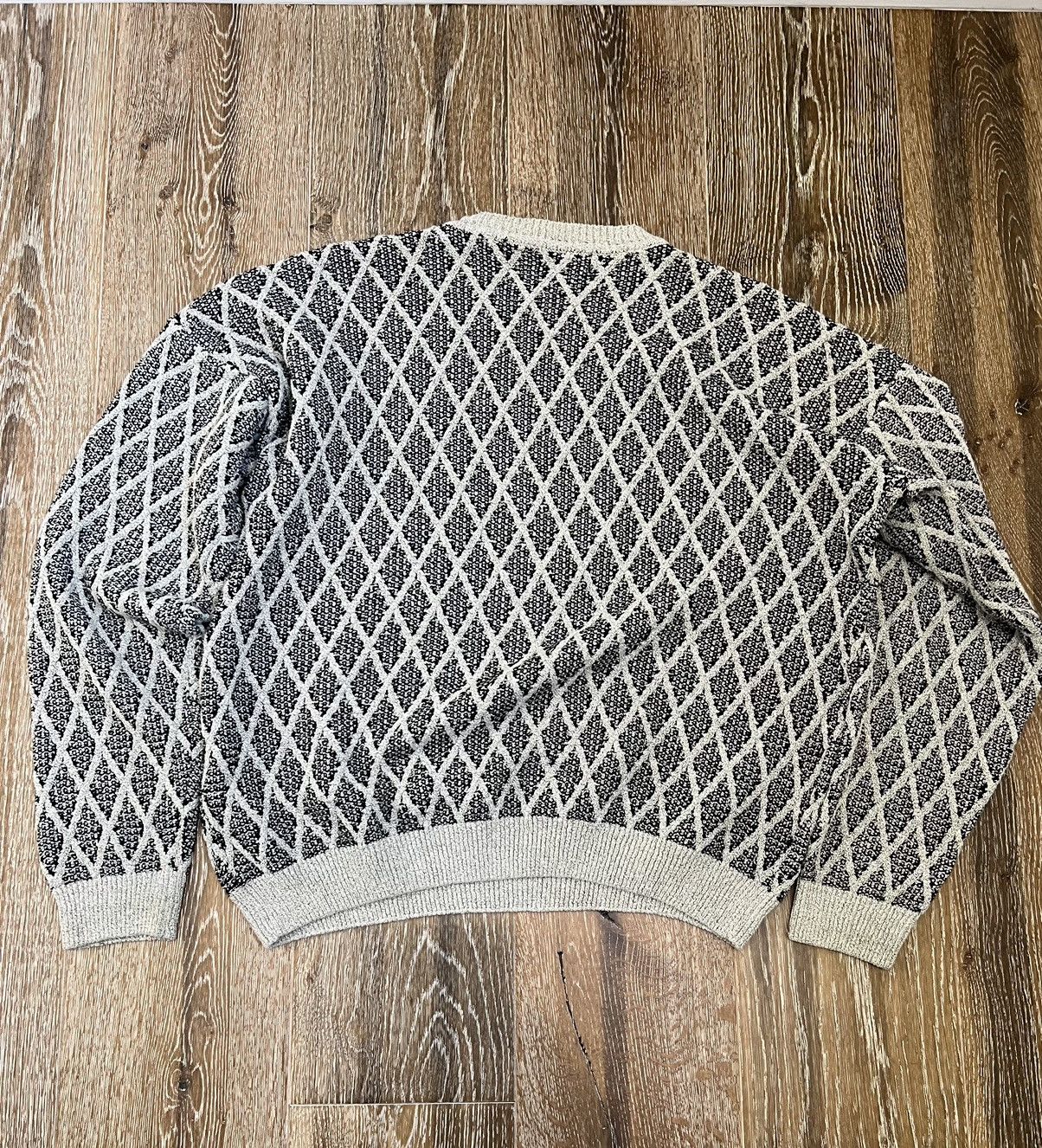 Liz Claiborne Vintage claiborne knitwear pattern sweater Size US L / EU 52-54 / 3 - 2 Thumbnail