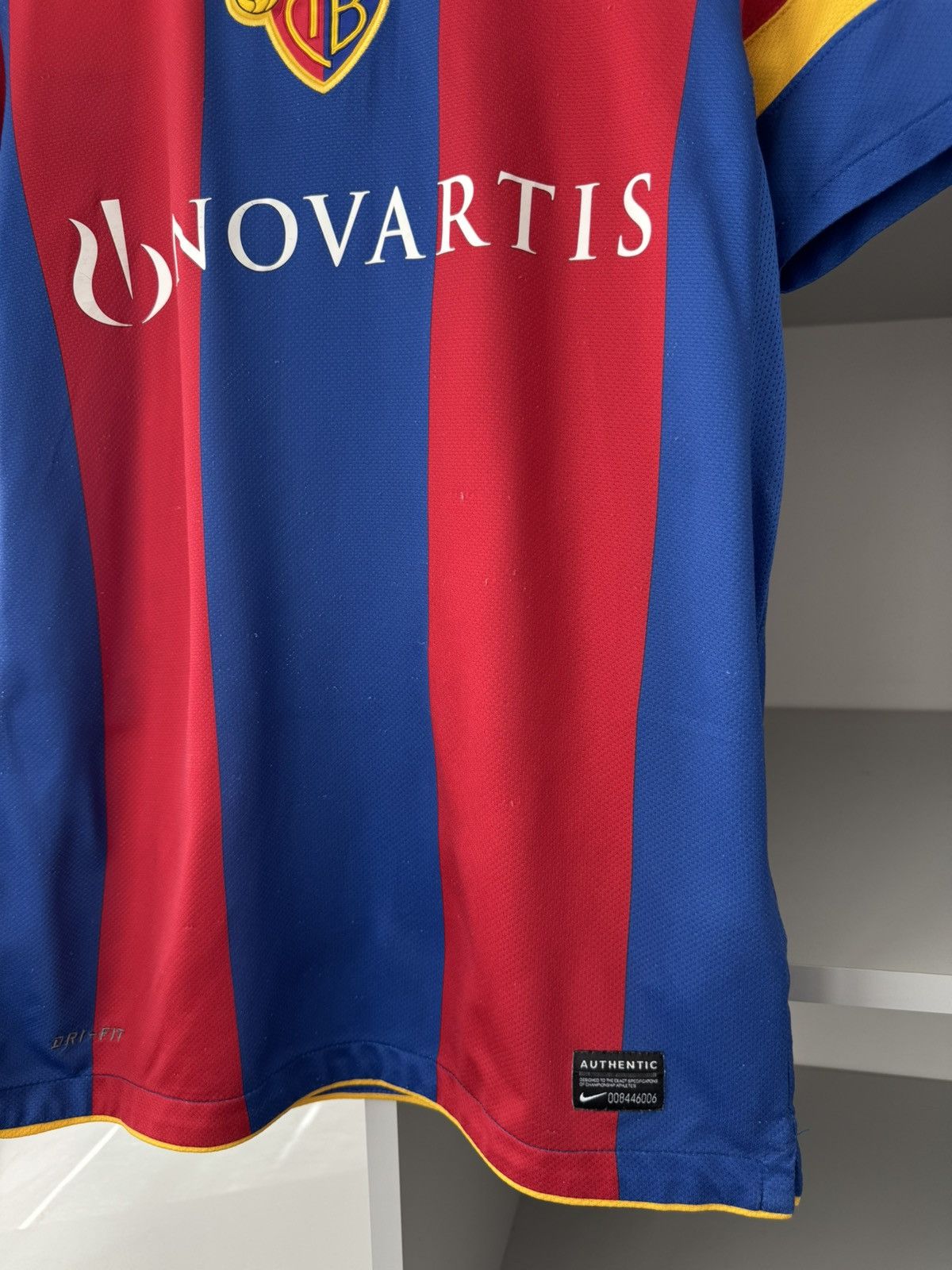 Nike × Vintage Nike Basel Swiss 2010 2012 Vintage Home Jersey Size US S / EU 44-46 / 1 - 6 Thumbnail