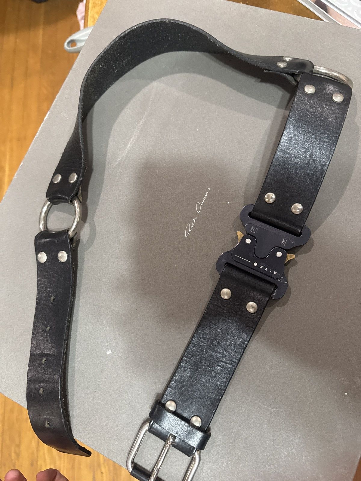 1017 ALYX 9SM 1017 ALYX 9SM St. Mark’s Leather Rollercoaster Belt AW2017 Size 32 - 3 Thumbnail