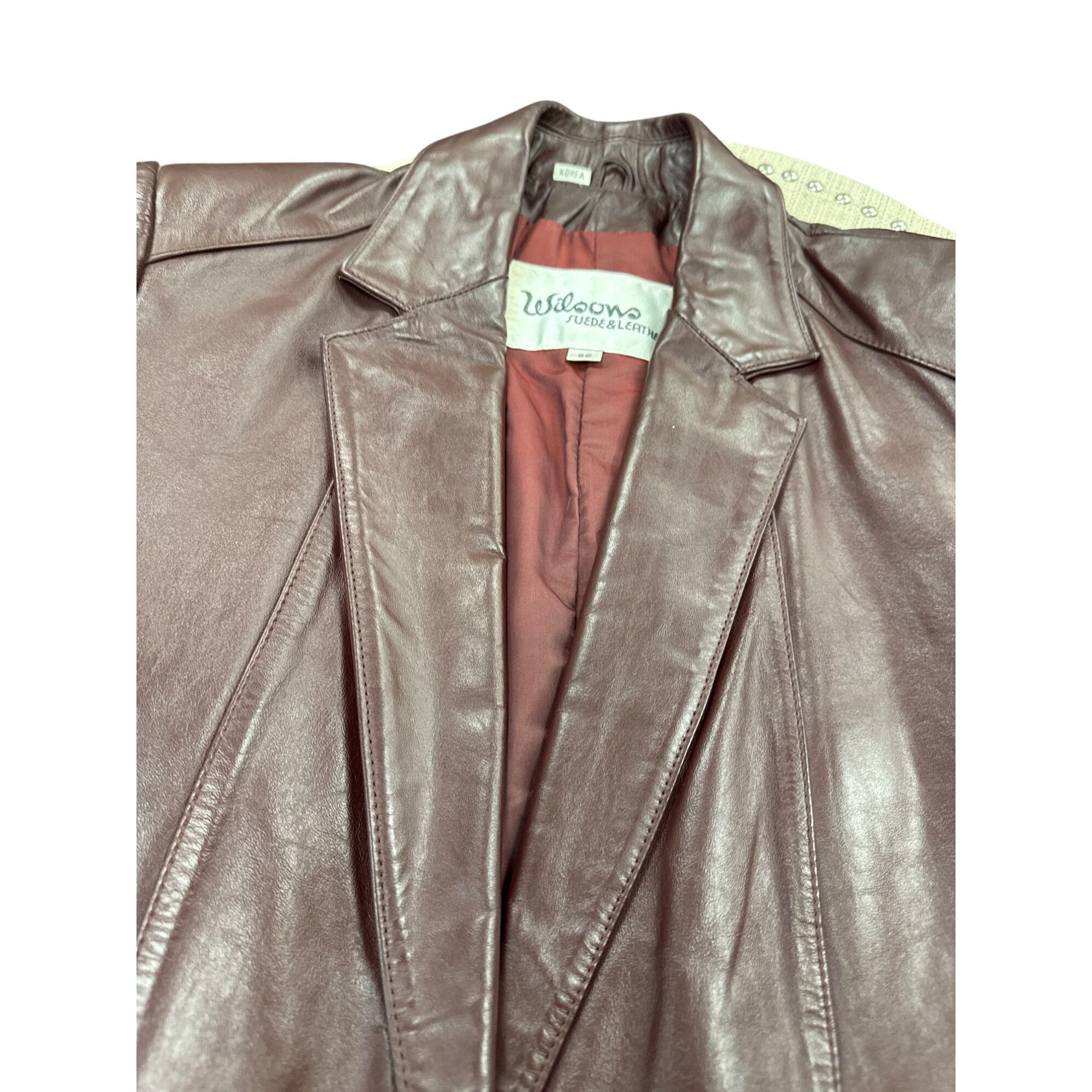 Vintage Wilsons Suede & Leather Mens Brown Blazer Jacket Size 36 SKU Size US XXS / EU 40 - 3 Thumbnail