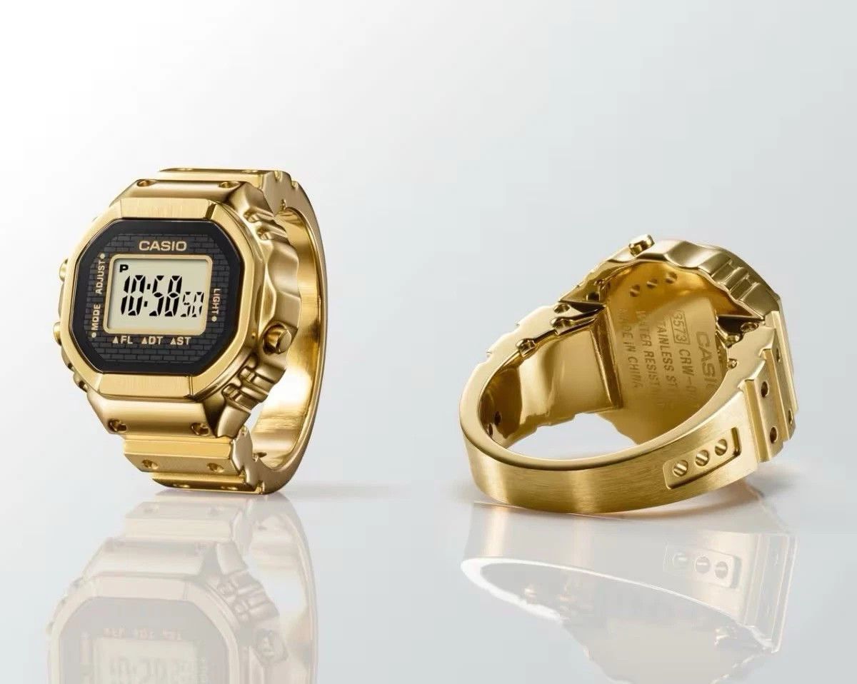 Casio Casio Ring Watch Gold w/ Size Adjusting Spacer Size ONE SIZE - 2 Thumbnail