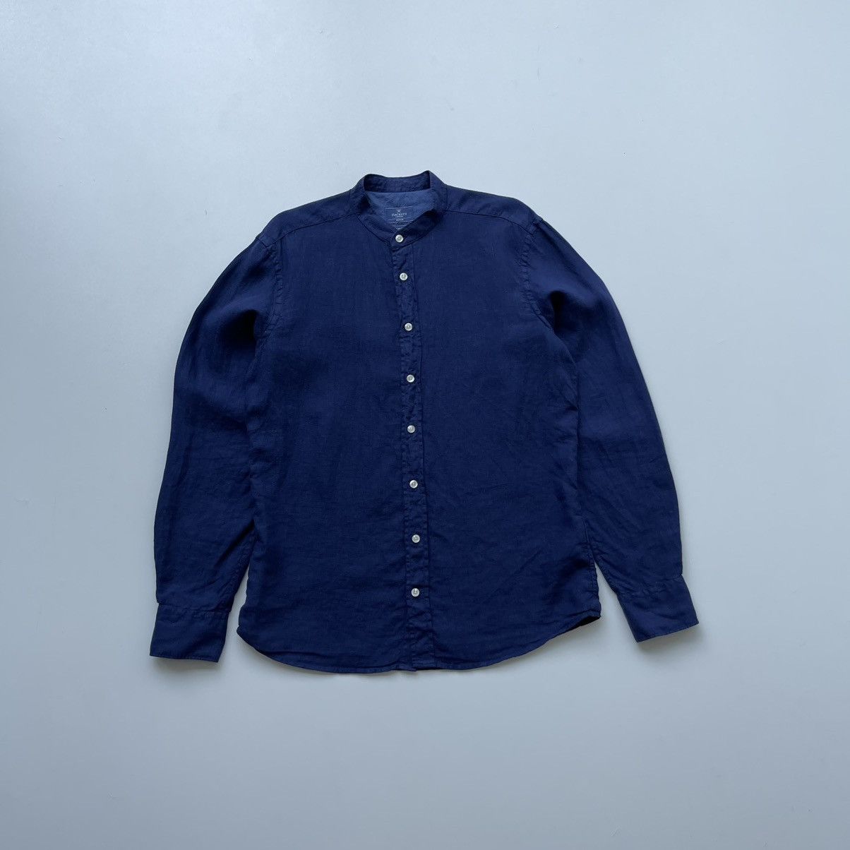 Hackett Hackett London Linen Garment Dyed Slim Fit Button Ups Shirt Size US M / EU 48-50 / 2 - 1 Thumbnail