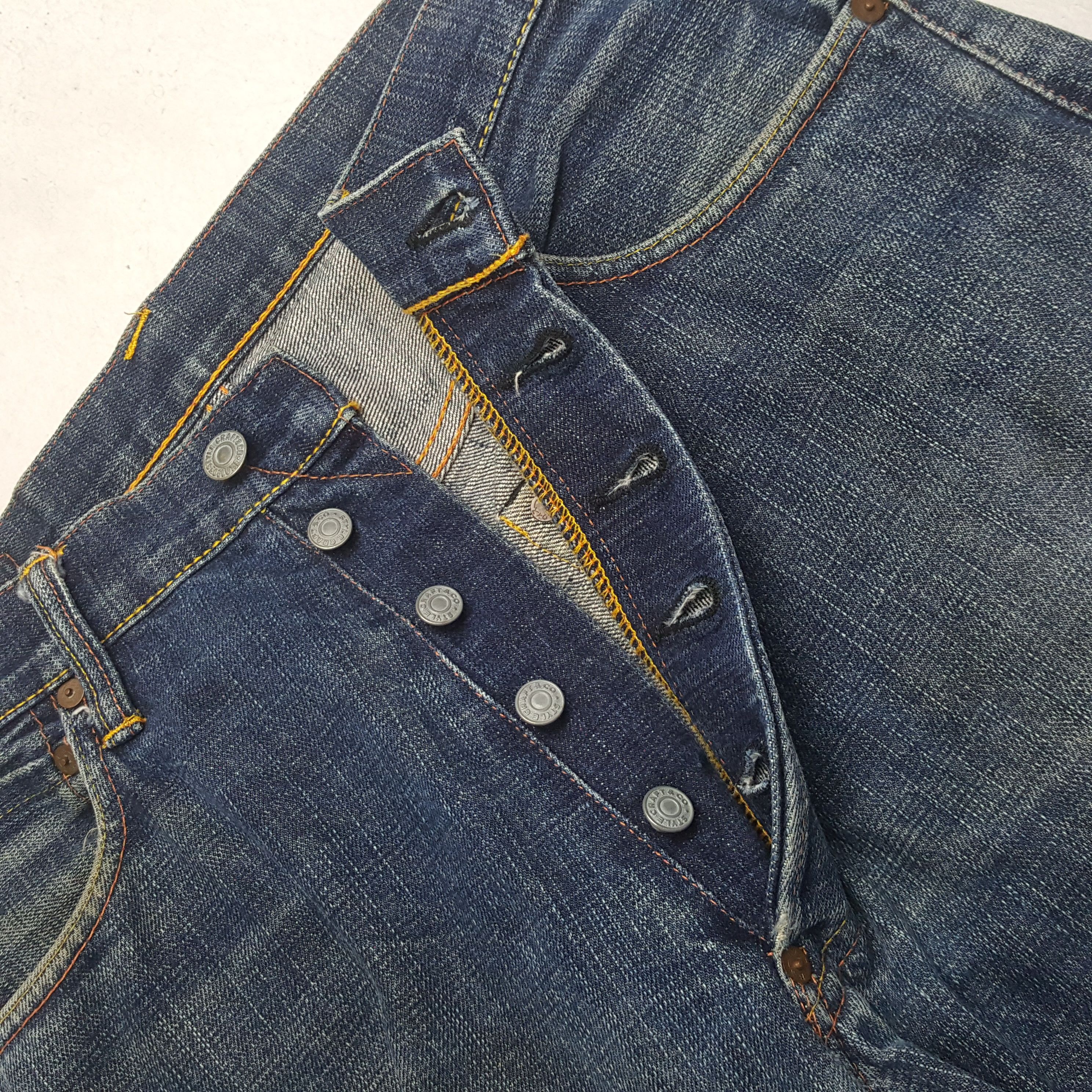 Evisu Evisu Japanese Brand Streetwear Custom Daicock Jeans RR12 Size US 30 / EU 46 - 13 Thumbnail